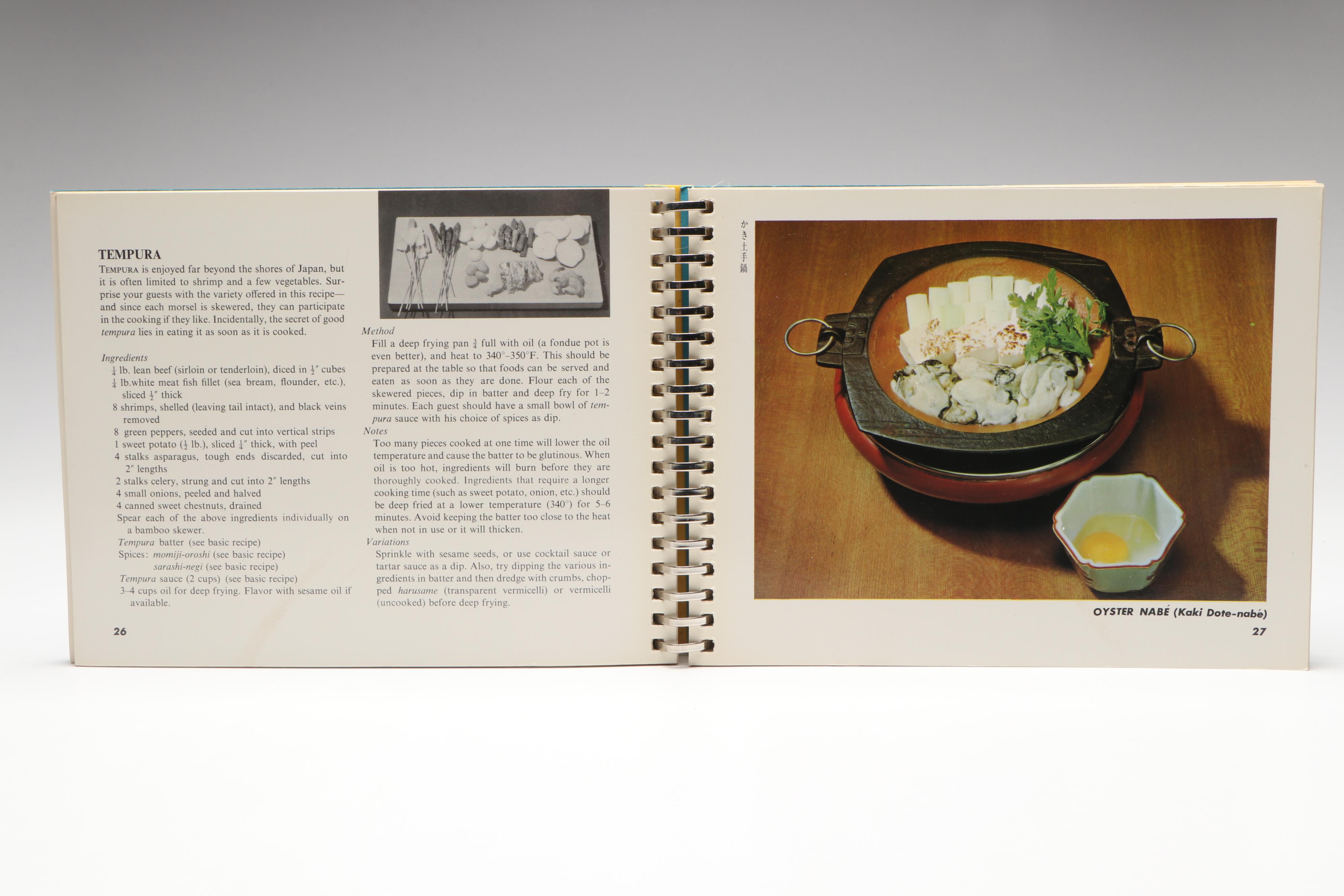 "Japanese One-Pot Cookery" and "Cook Japanese" by Masaru Doi, Mid-20th Century