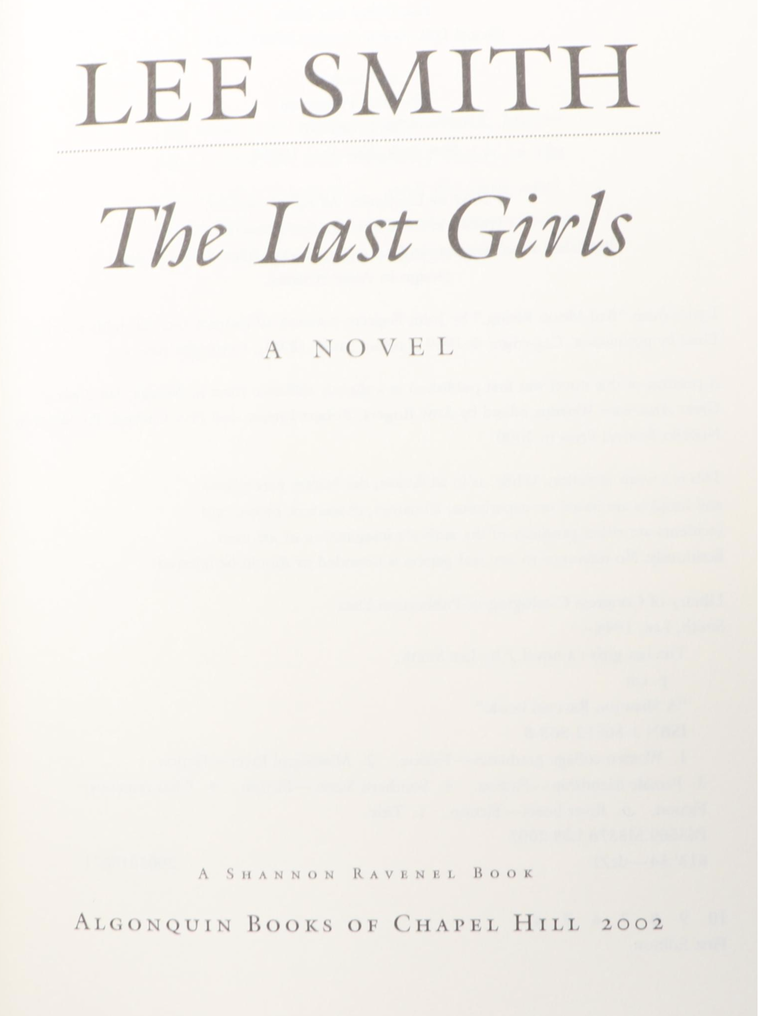 "The Grey Wolf," "The Last Girls," "Dreams of Joy," and More Fiction Books