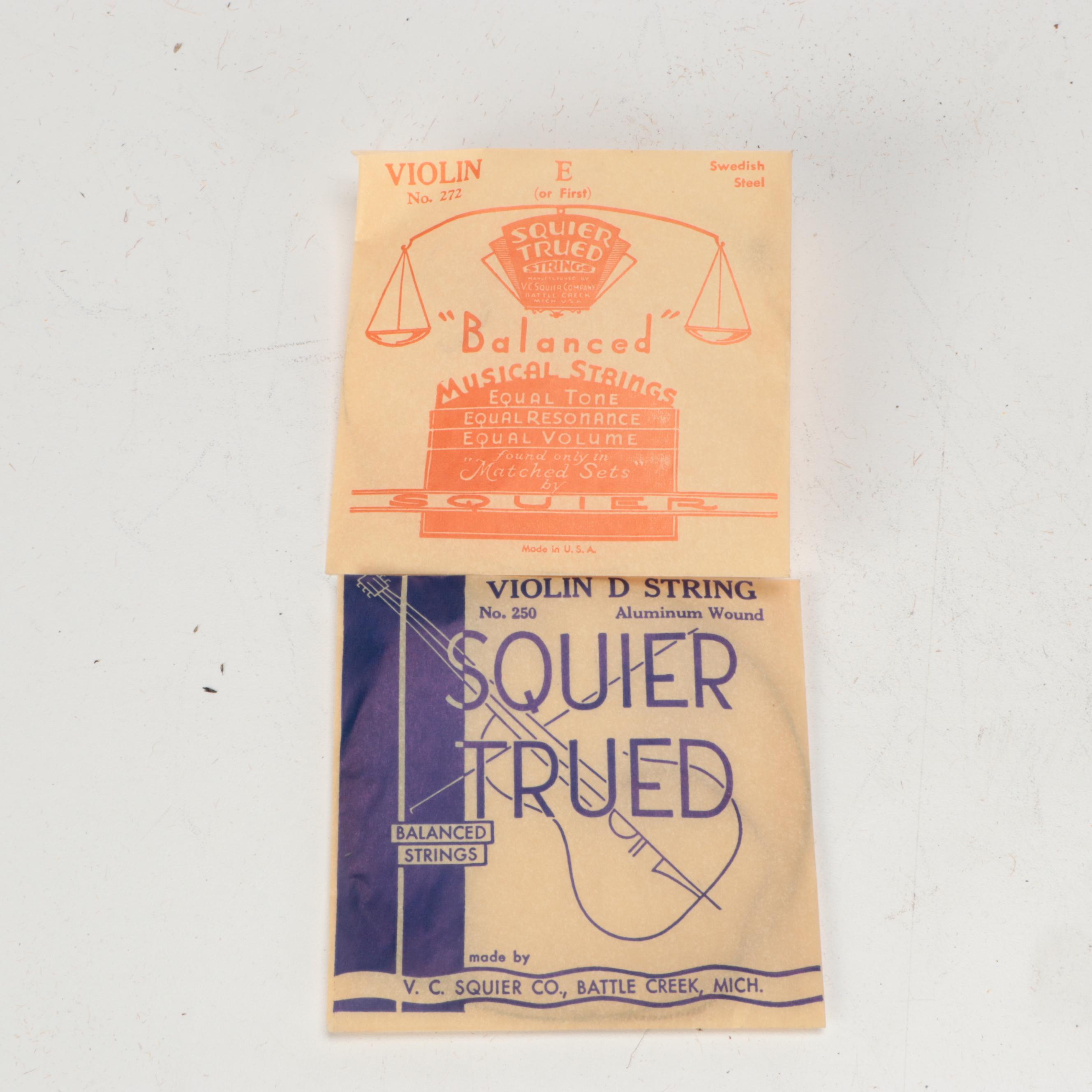 Full-Size Wood Violin with Bow and Case, Early 20th Century