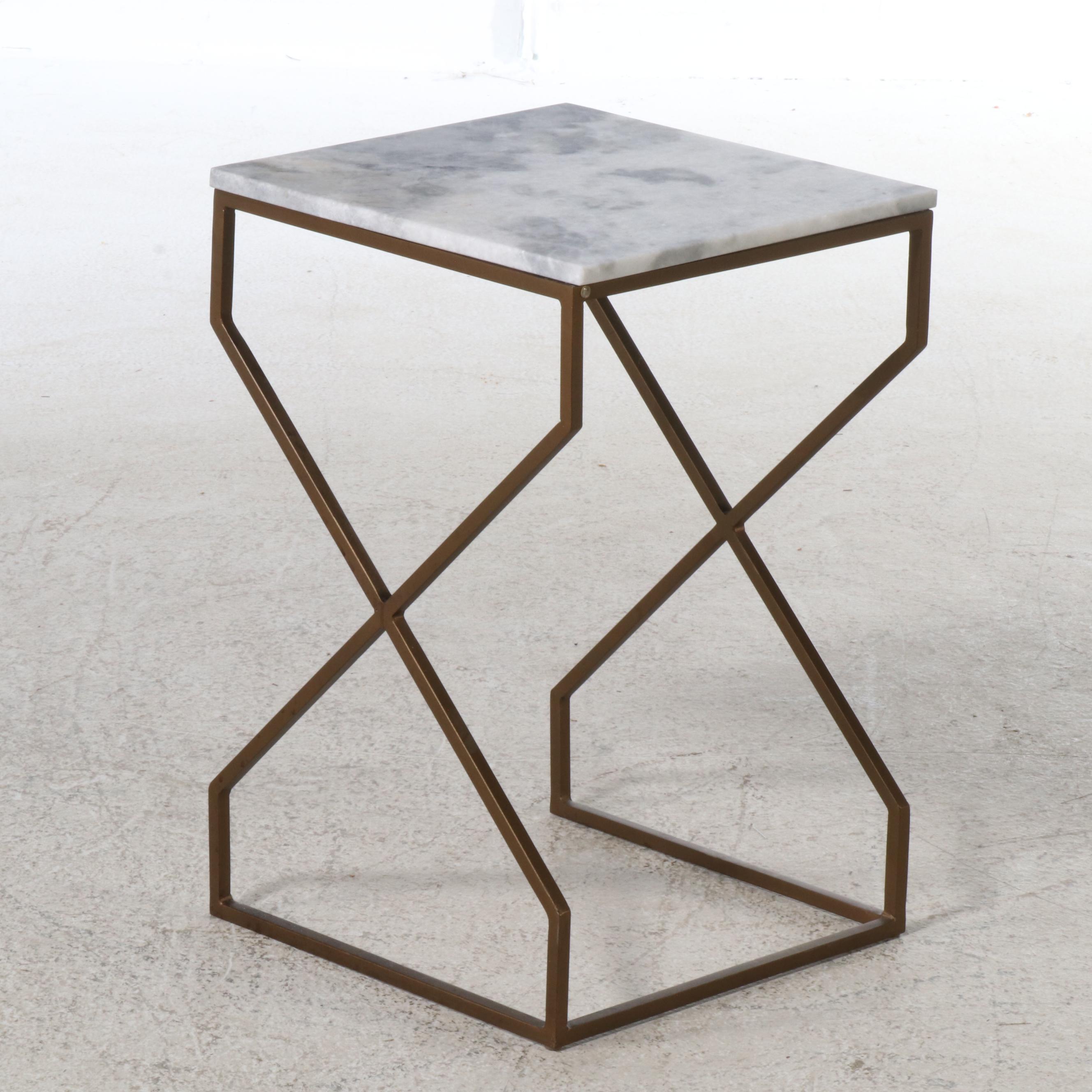 Modern Marble Top Nesting Tables