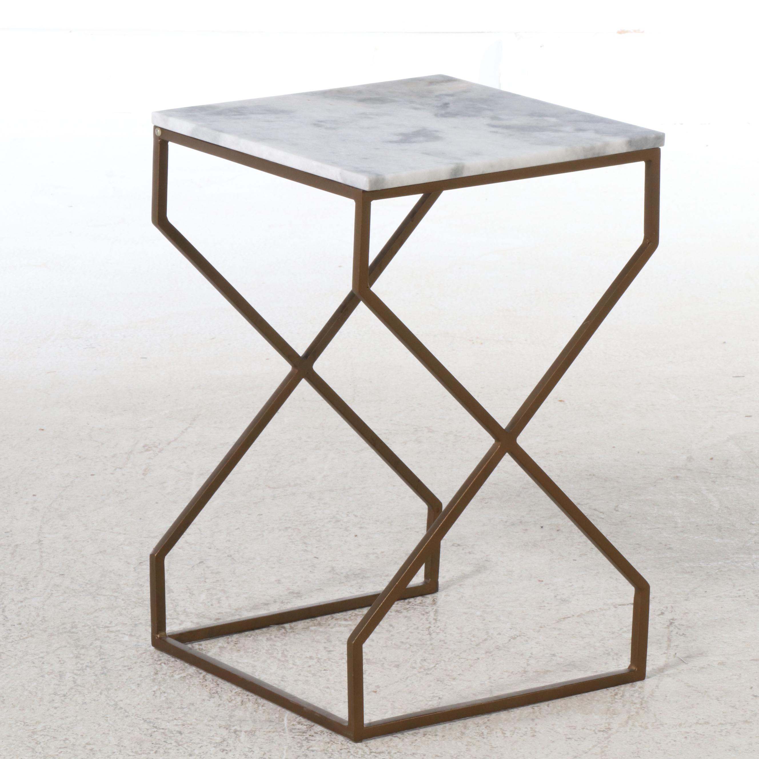 Modern Marble Top Nesting Tables