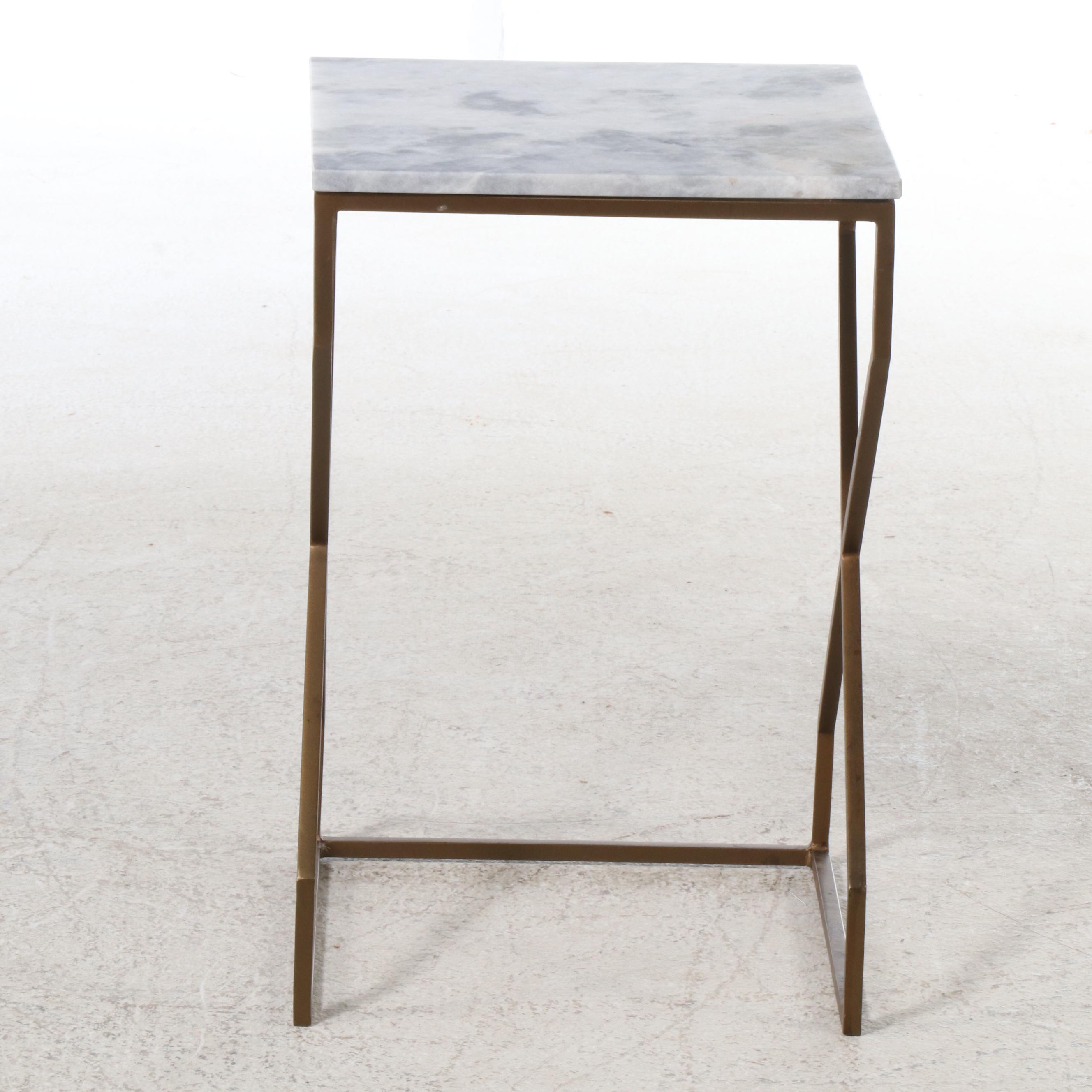 Modern Marble Top Nesting Tables