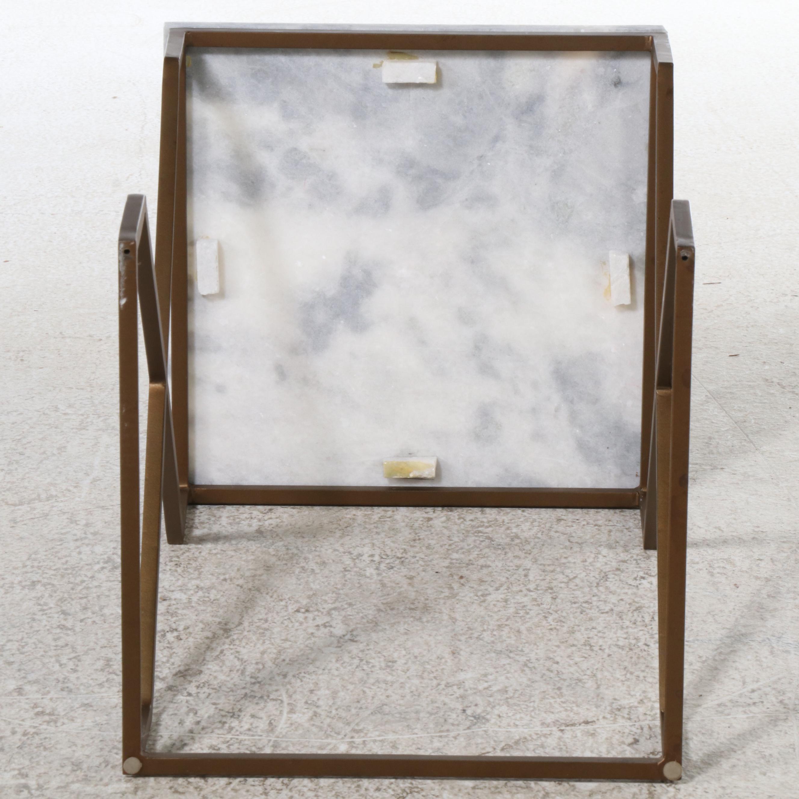 Modern Marble Top Nesting Tables