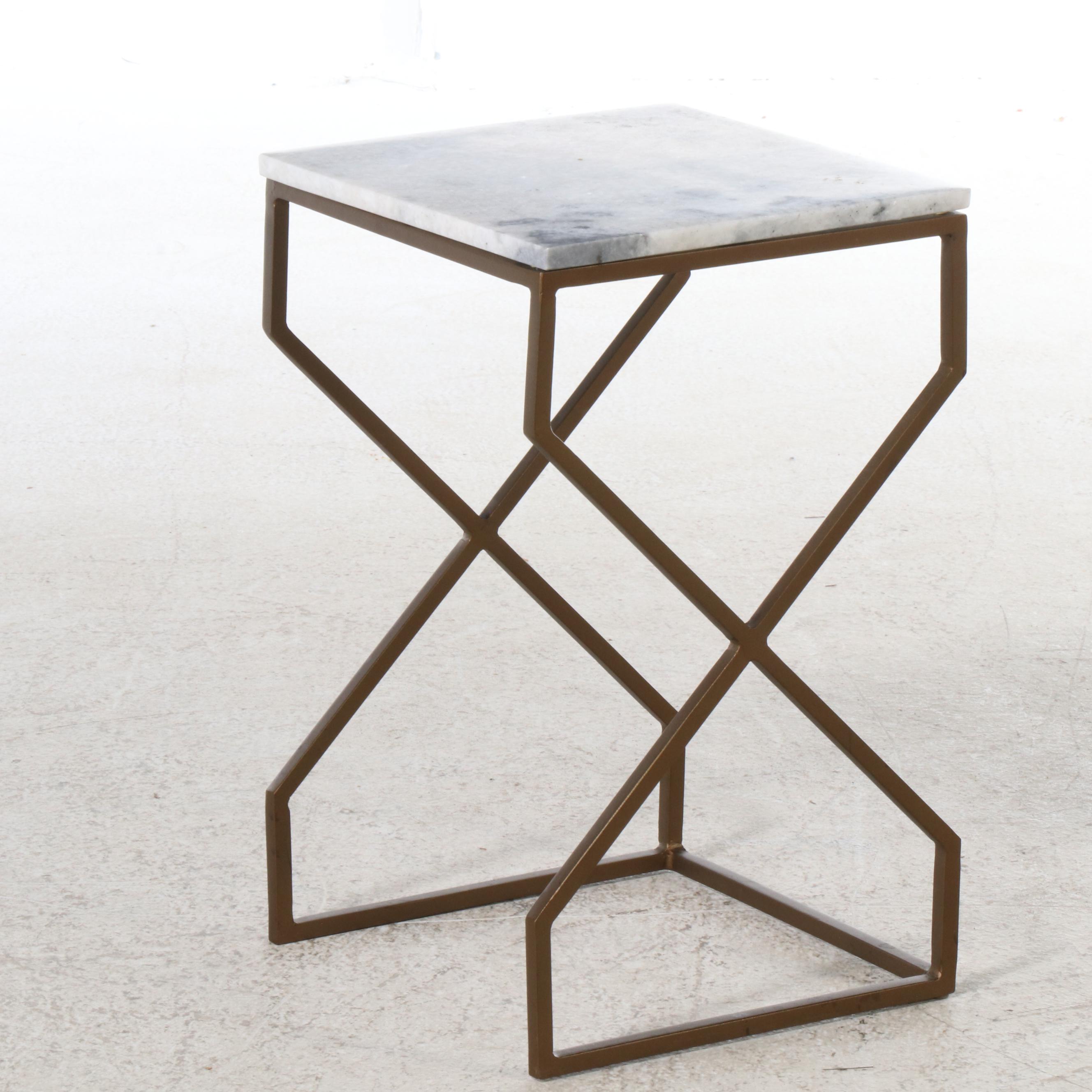 Modern Marble Top Nesting Tables
