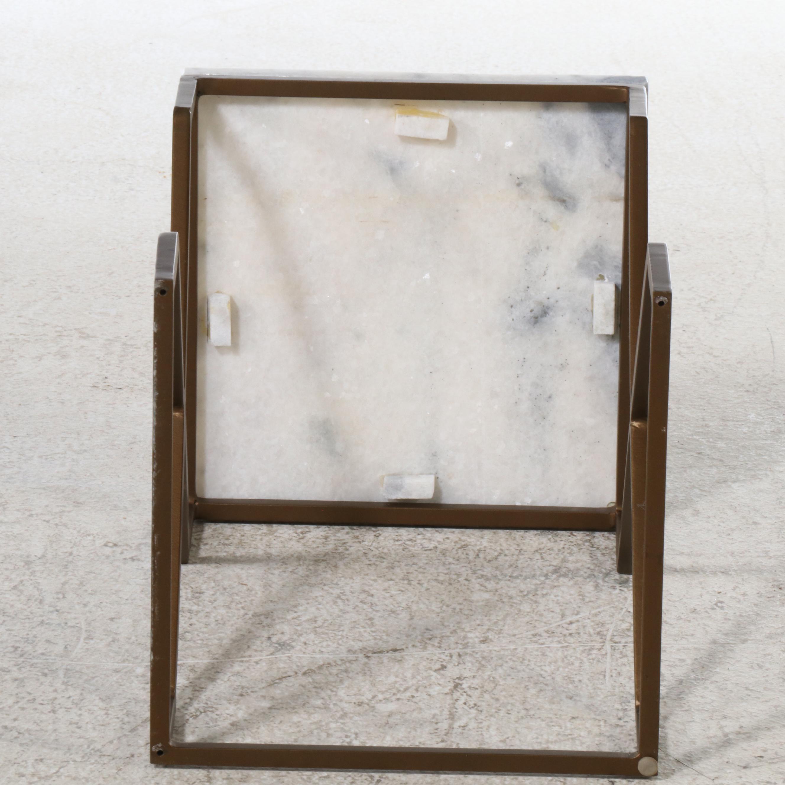 Modern Marble Top Nesting Tables