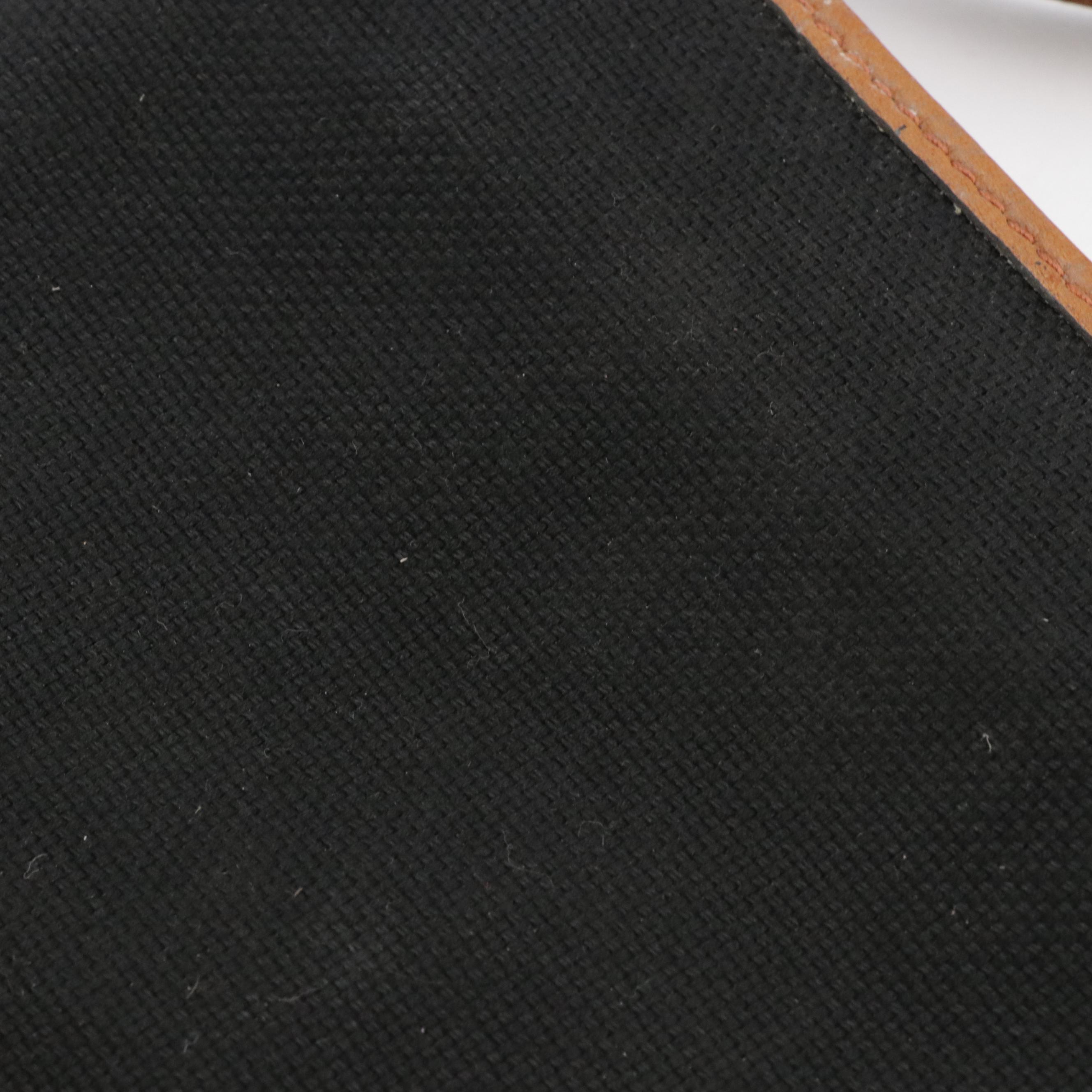 Yves Saint Laurent Convertible Clutch in Canvas and Leather