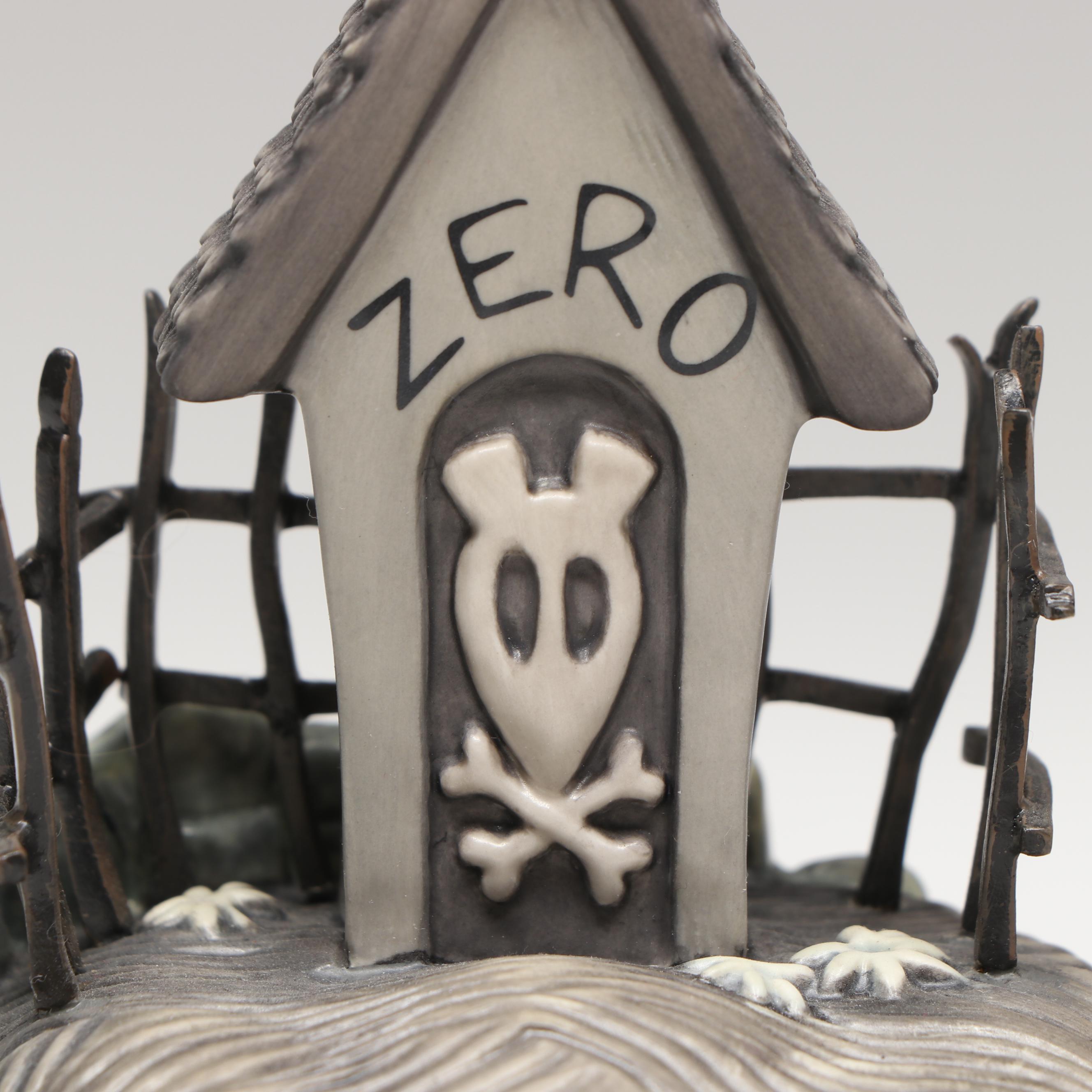 Disney "Spirited Companion" and "Zero's Doghouse" Porcelain Figurines, 2000s