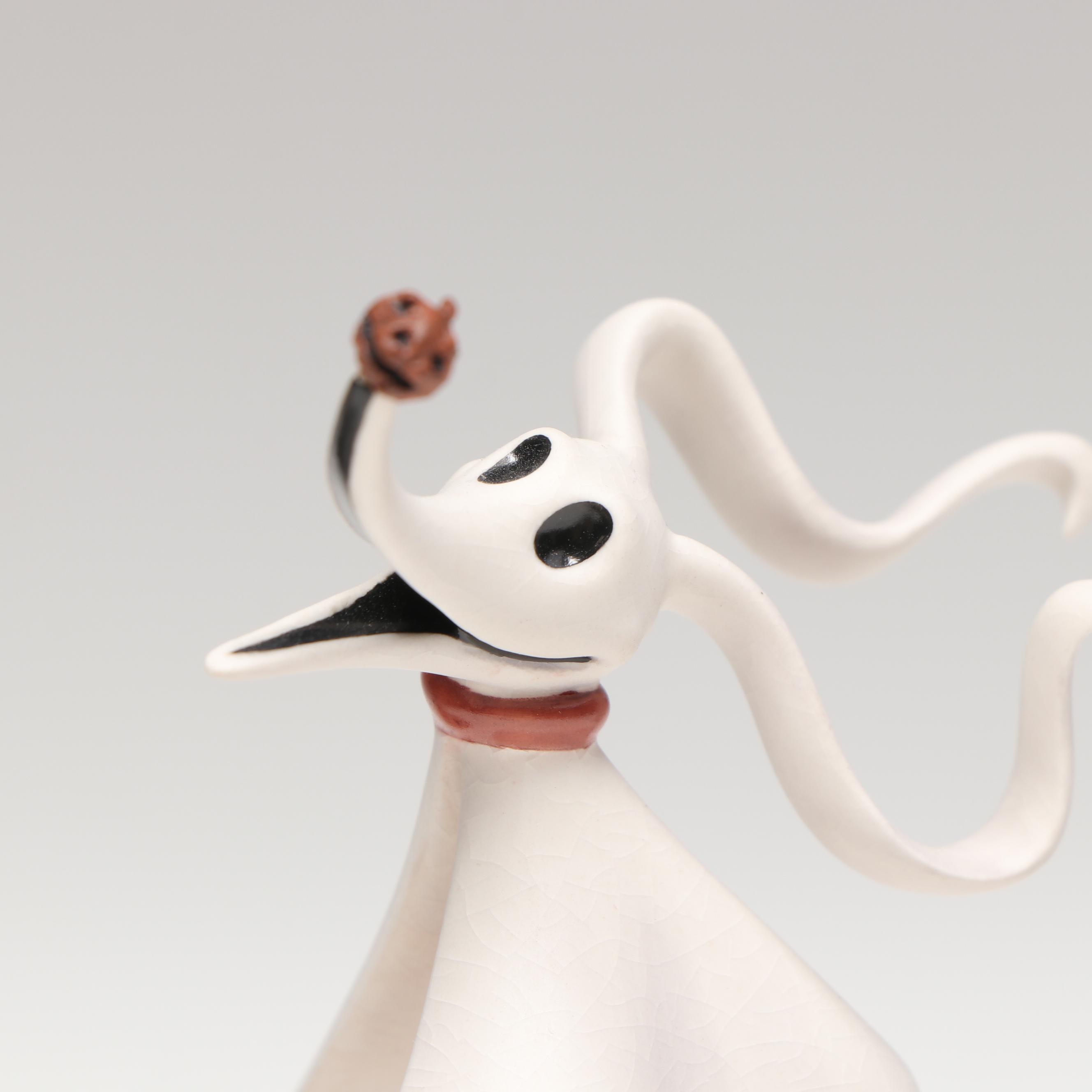 Disney "Spirited Companion" and "Zero's Doghouse" Porcelain Figurines, 2000s