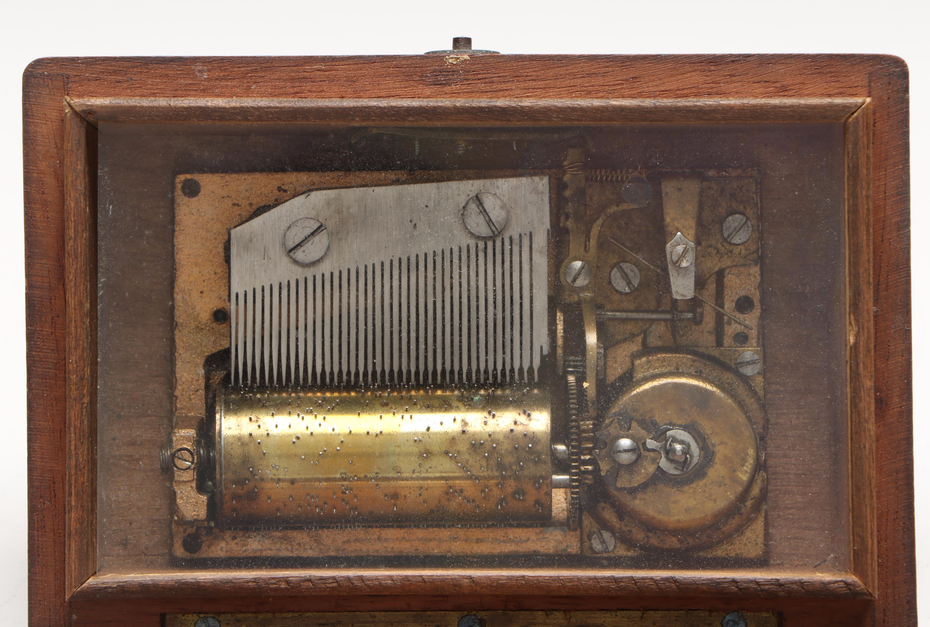 Decoupage Drawing Tool Storage and Cat Music Box, Late 19th/ Early 20th Century