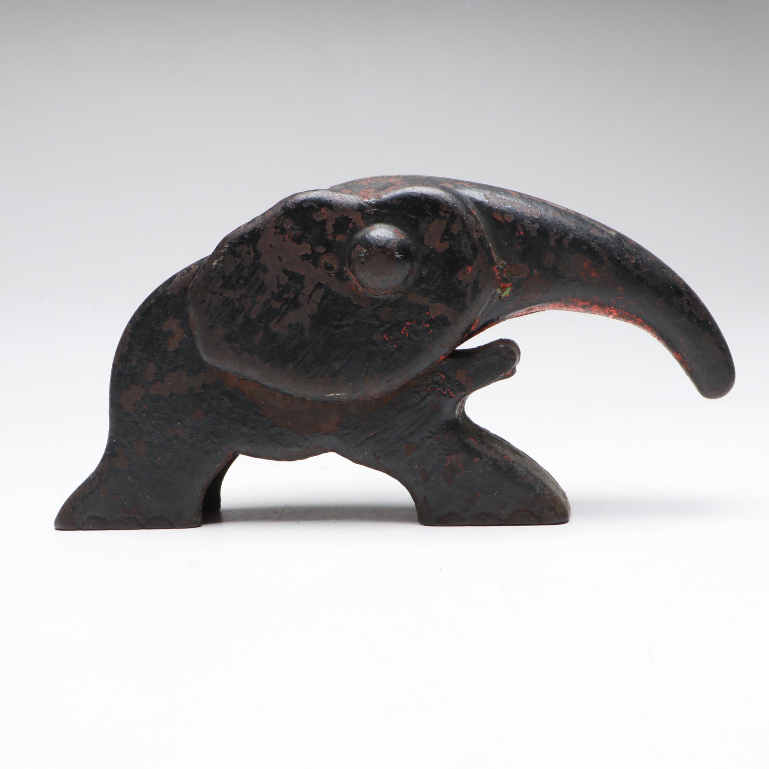 Vindex Art Deco Cast Iron Figural Elephant Nutcracker, Early 20th C.