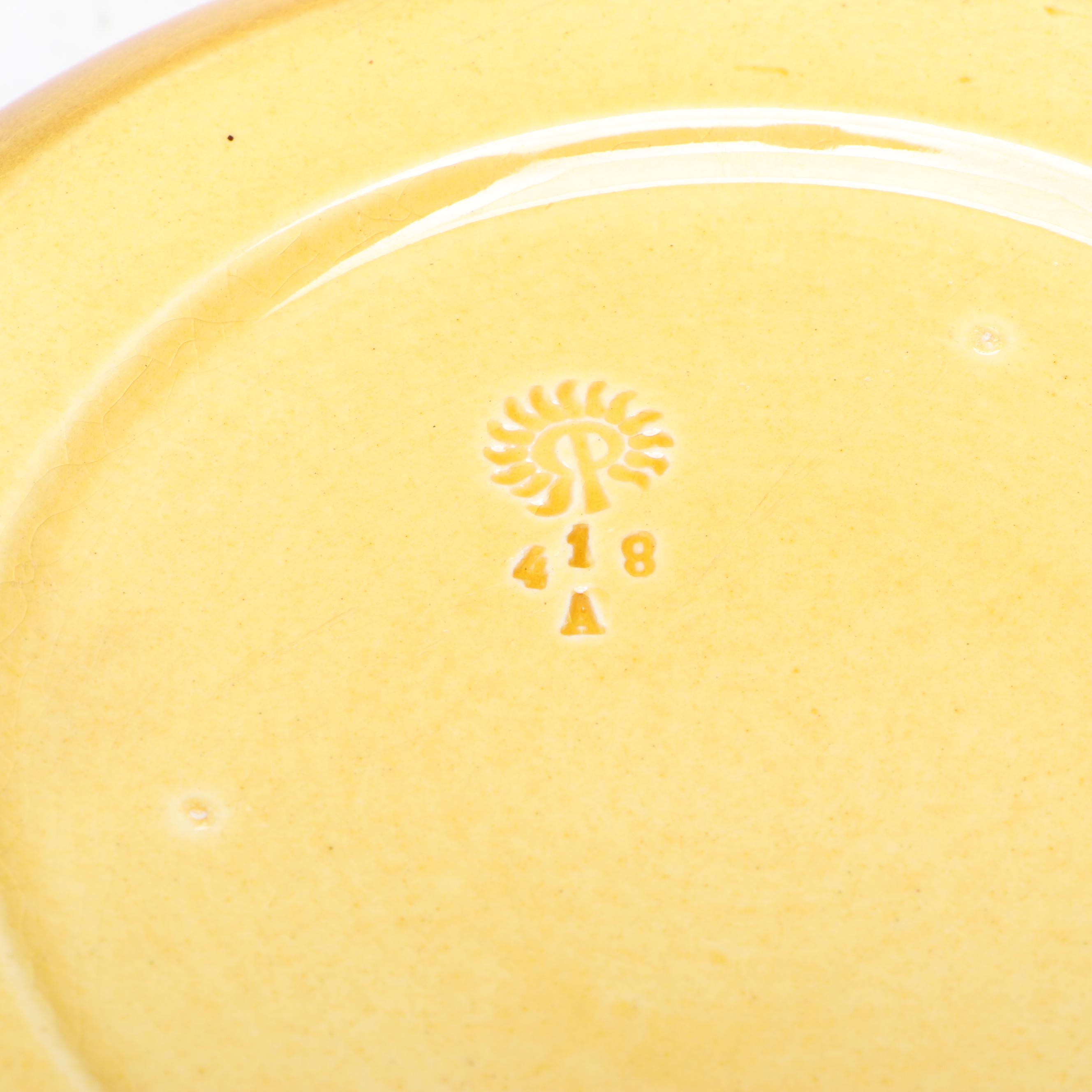 Rookwood Pottery Standard Glaze Inkwell & Frog Finial, 1899