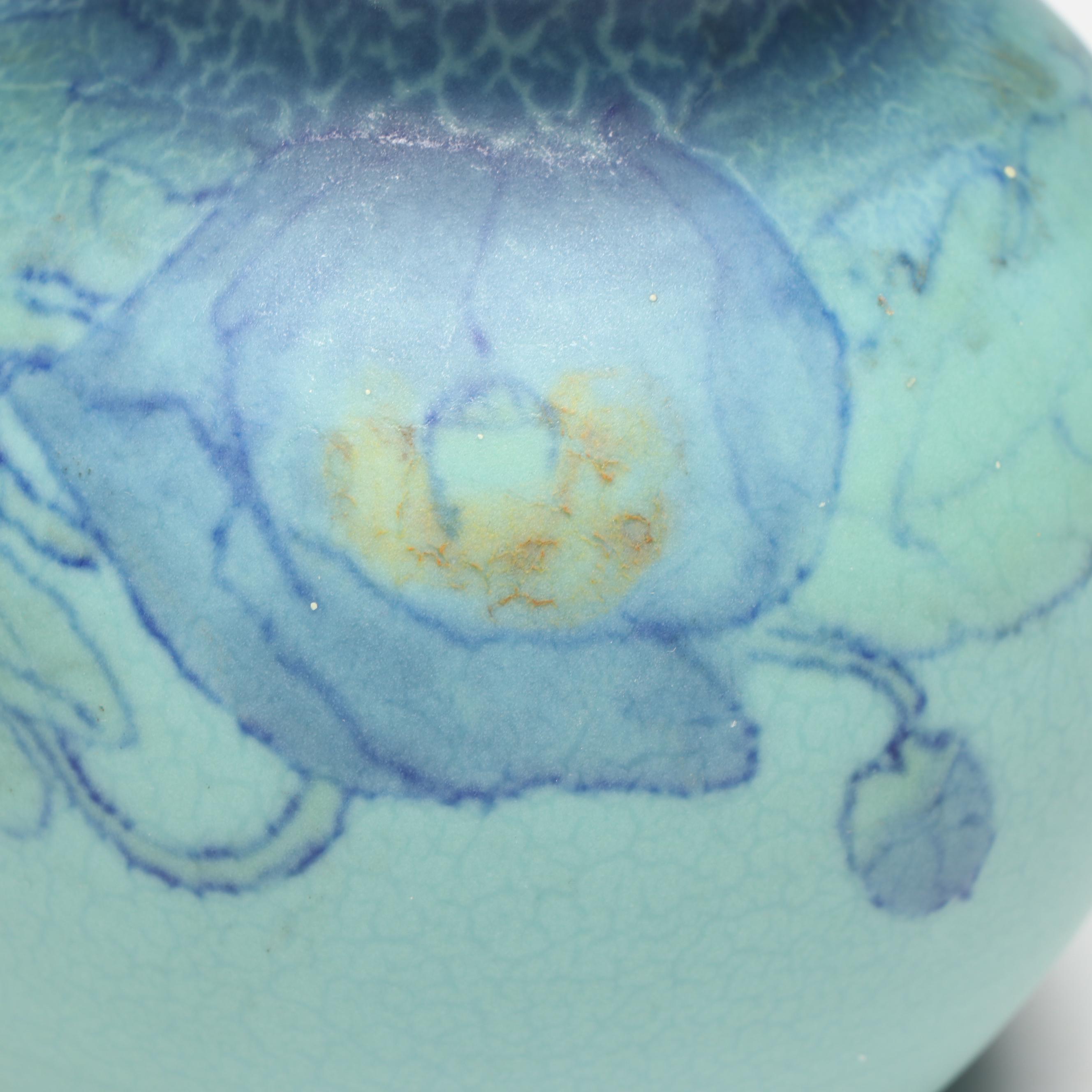 Sarah Elizabeth Coyne for Rookwood Pottery Floral Motif Ceramic Vase, 1931