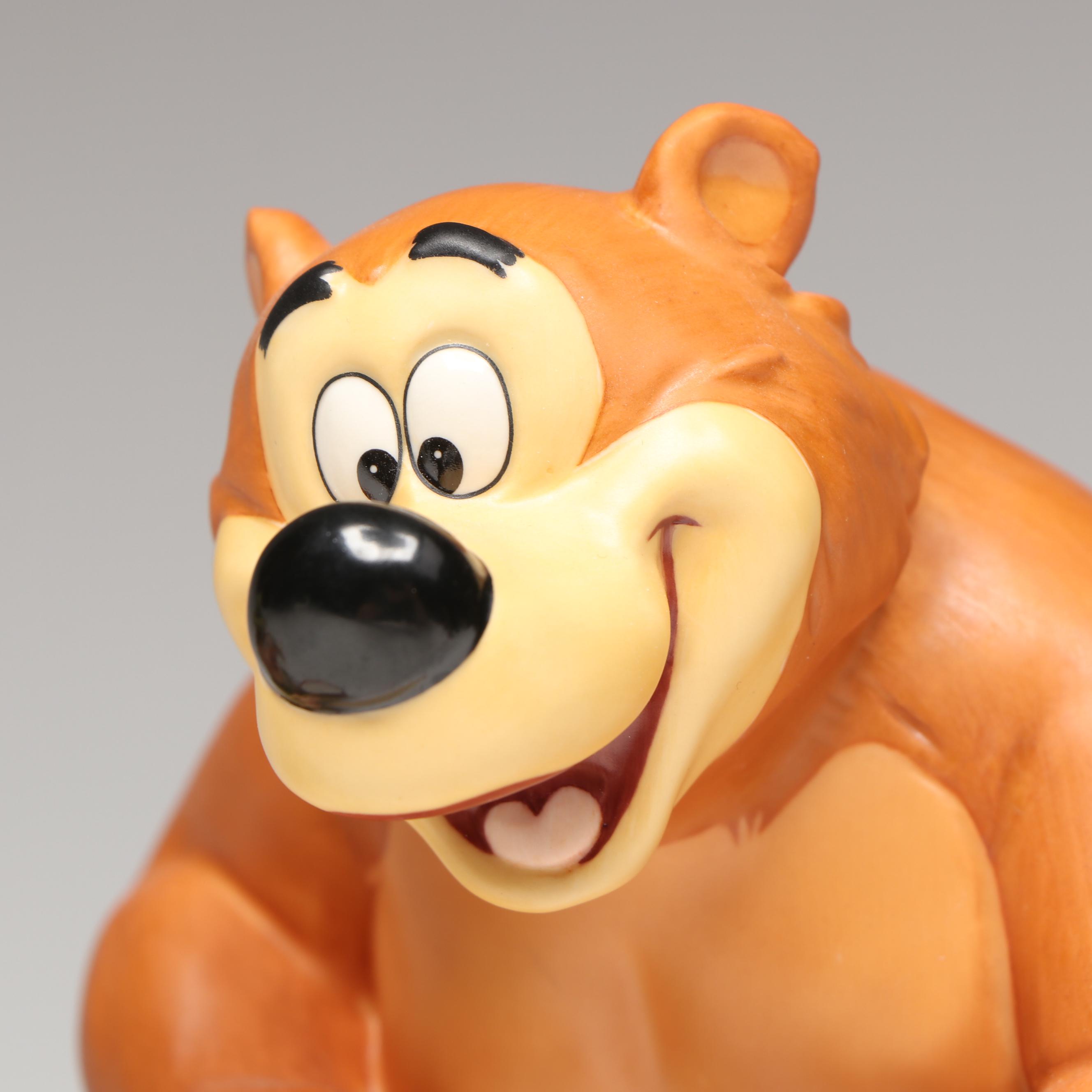 Disney Mickey Mouse Club "March in Step" and "Beat the Drums" Porcelain Figures