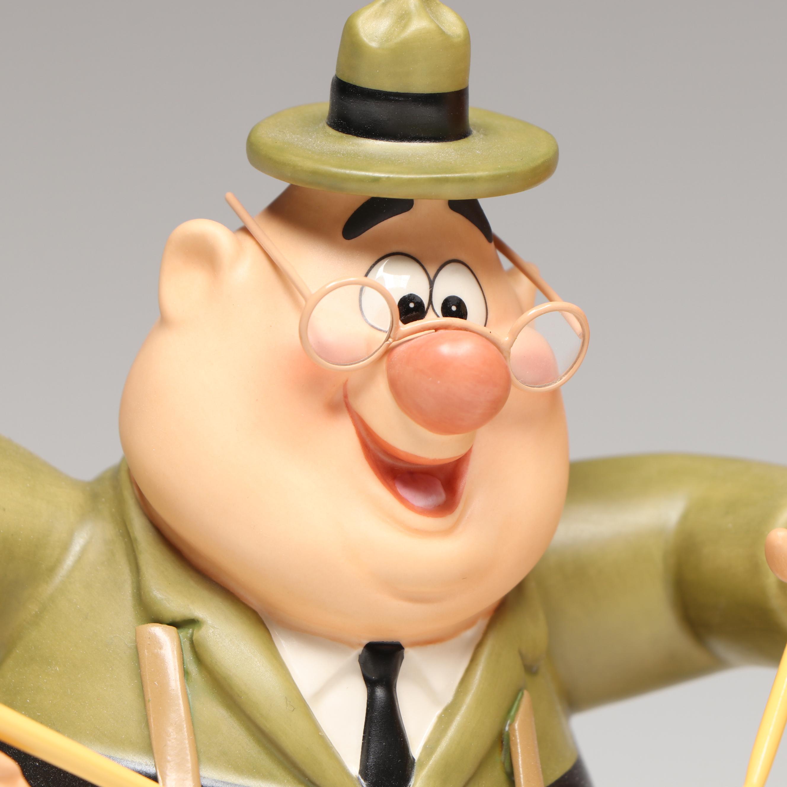 Disney Mickey Mouse Club "March in Step" and "Beat the Drums" Porcelain Figures