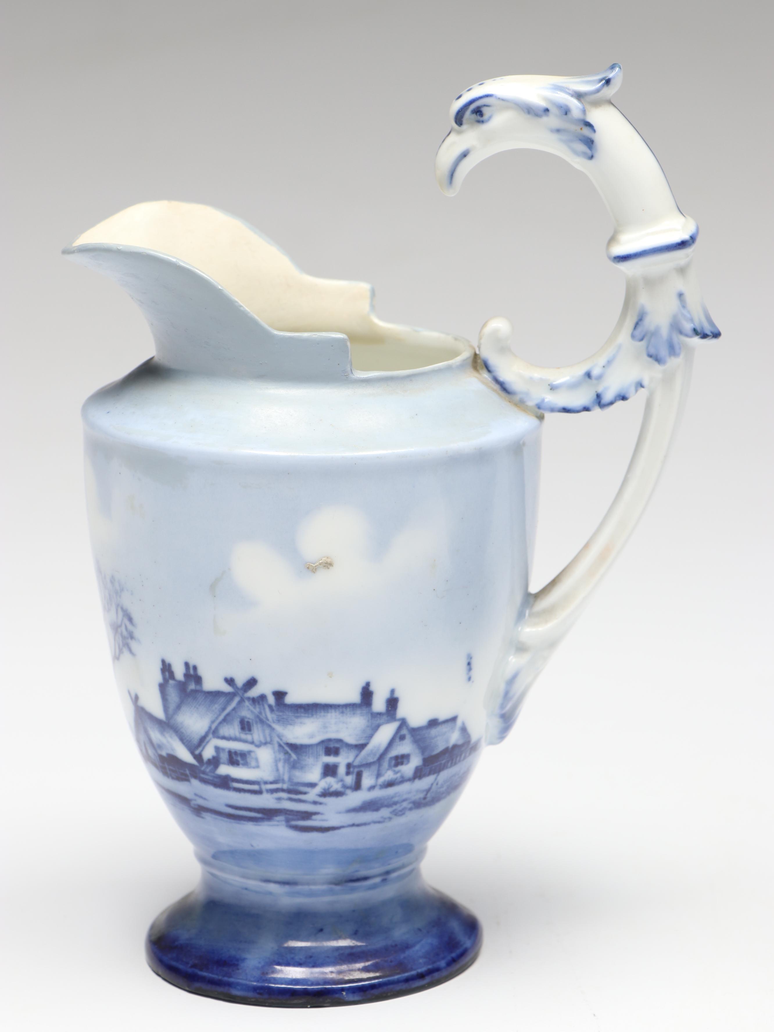 R.C. Porcelain Creamer and Lidded Sugar Bowl