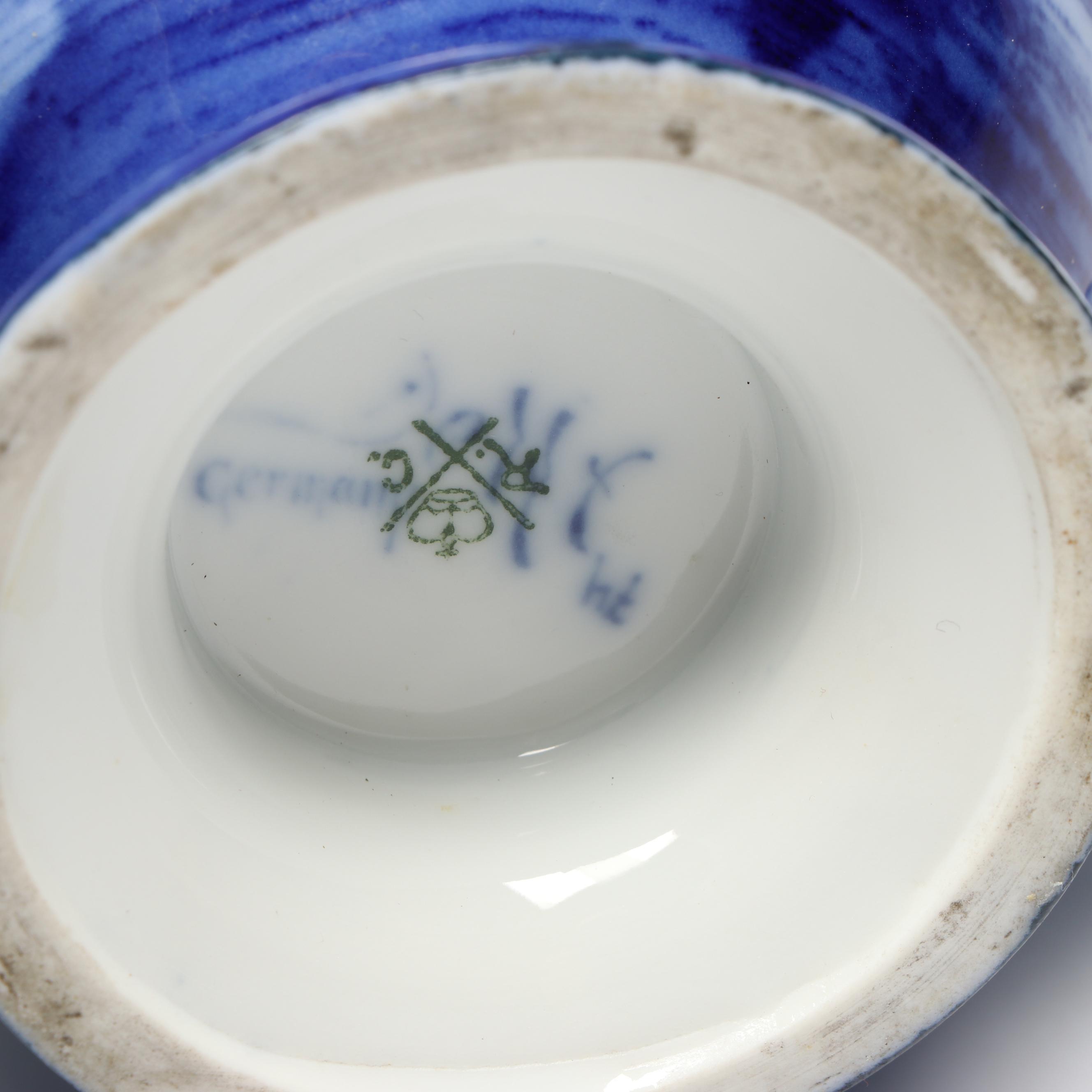 R.C. Porcelain Creamer and Lidded Sugar Bowl