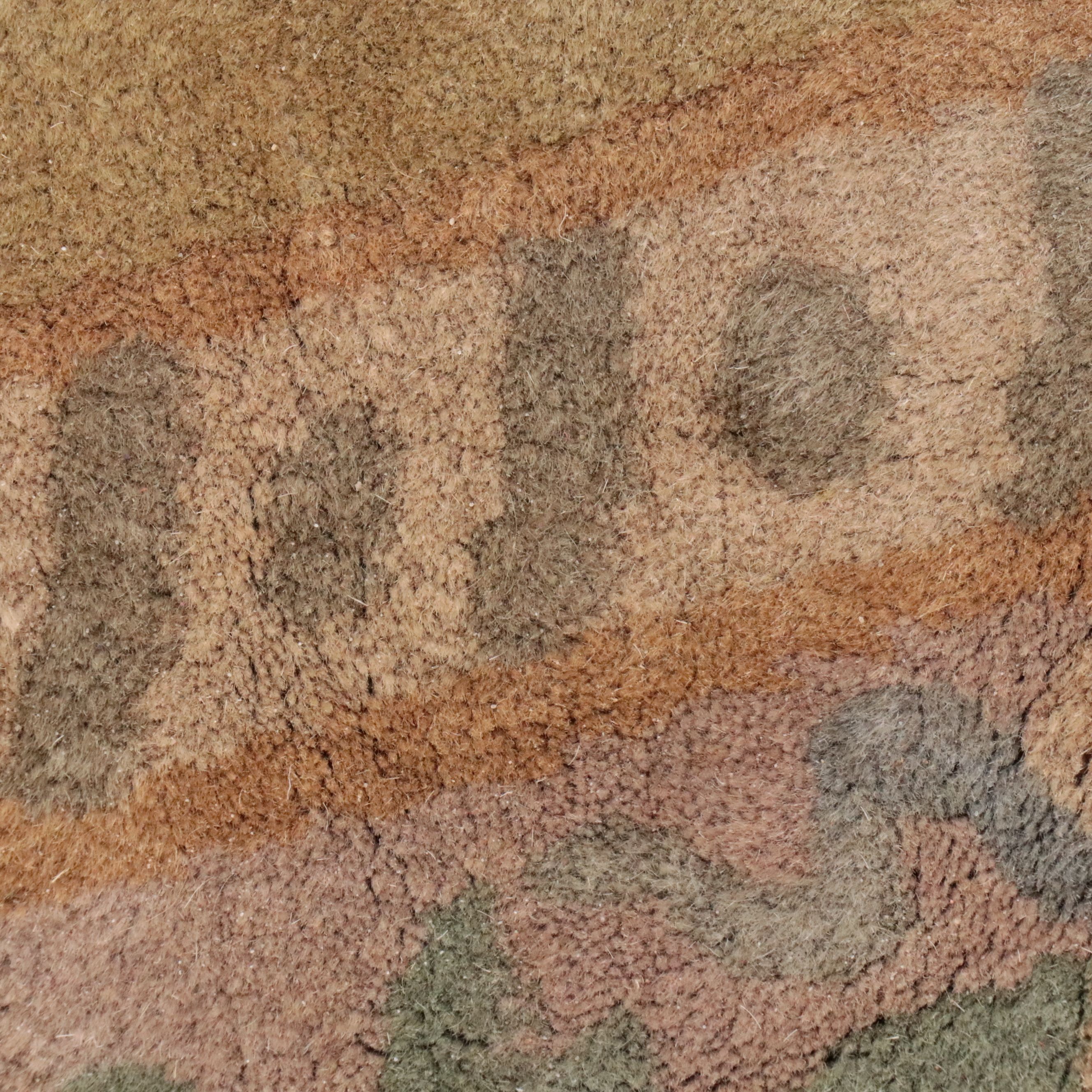 7'11 x 9'7 Hand-Knotted Sino-French Aubusson Area Rug