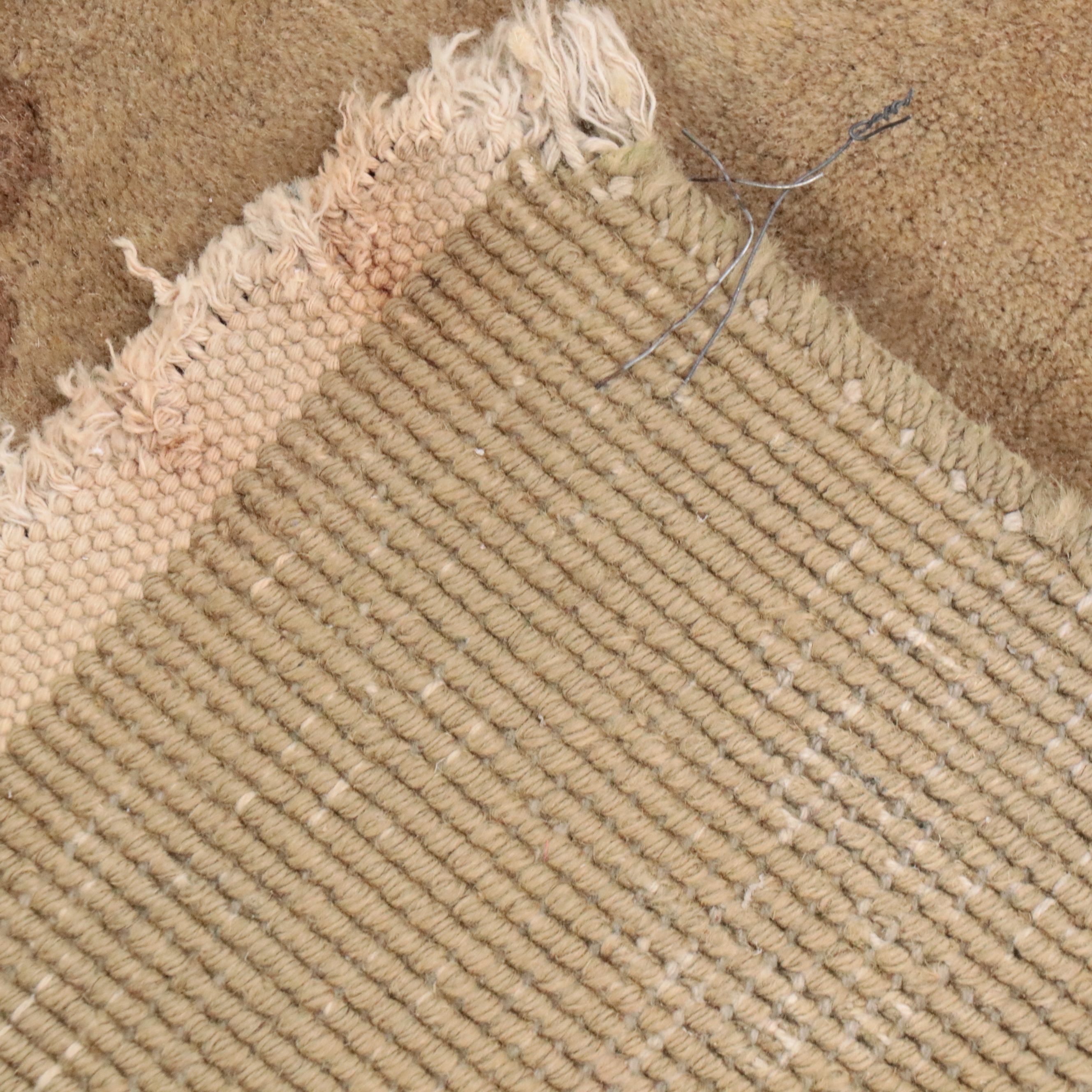 7'11 x 9'7 Hand-Knotted Sino-French Aubusson Area Rug