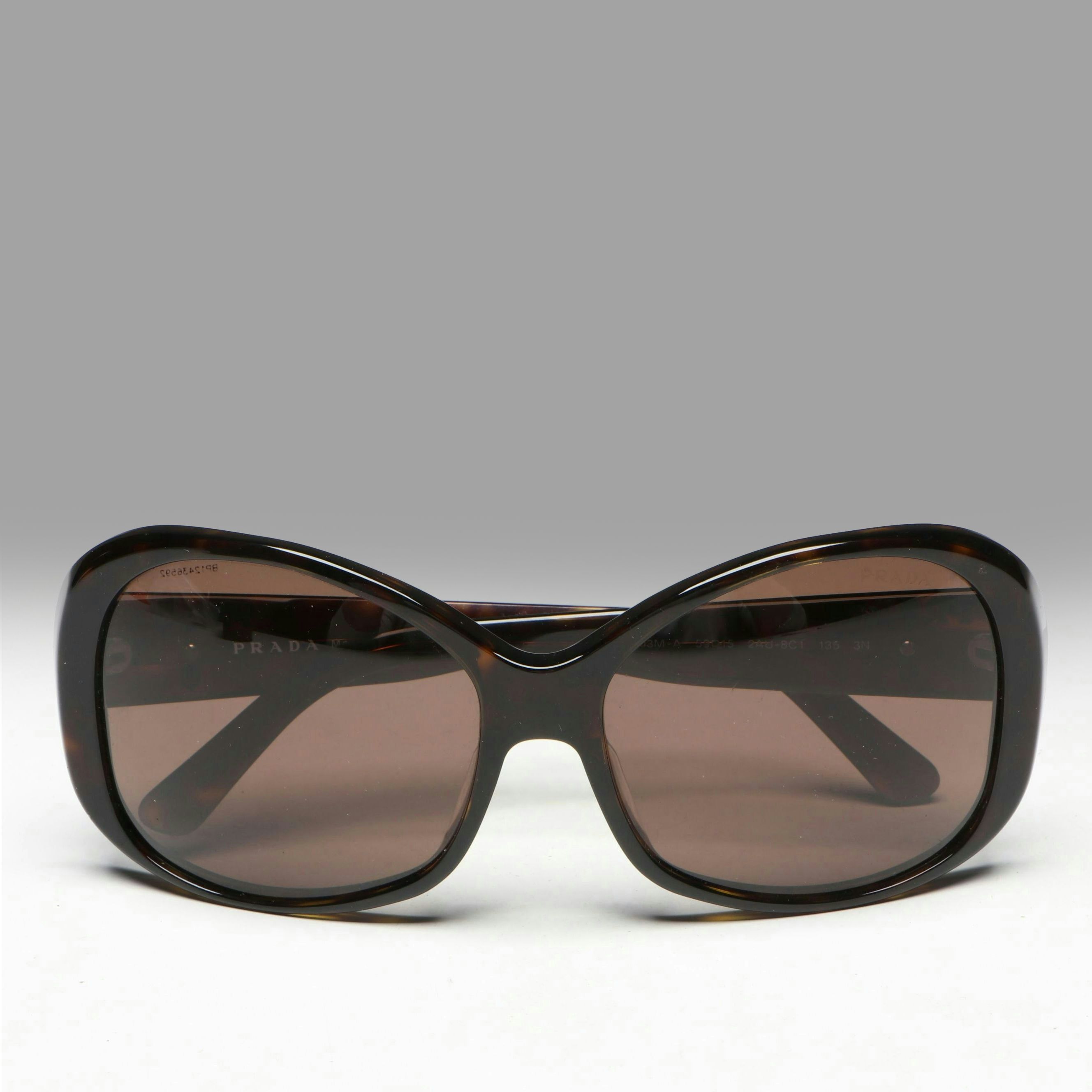 Prada SPR03M-A 2AU-8C1 Havana Sunglasses in Case