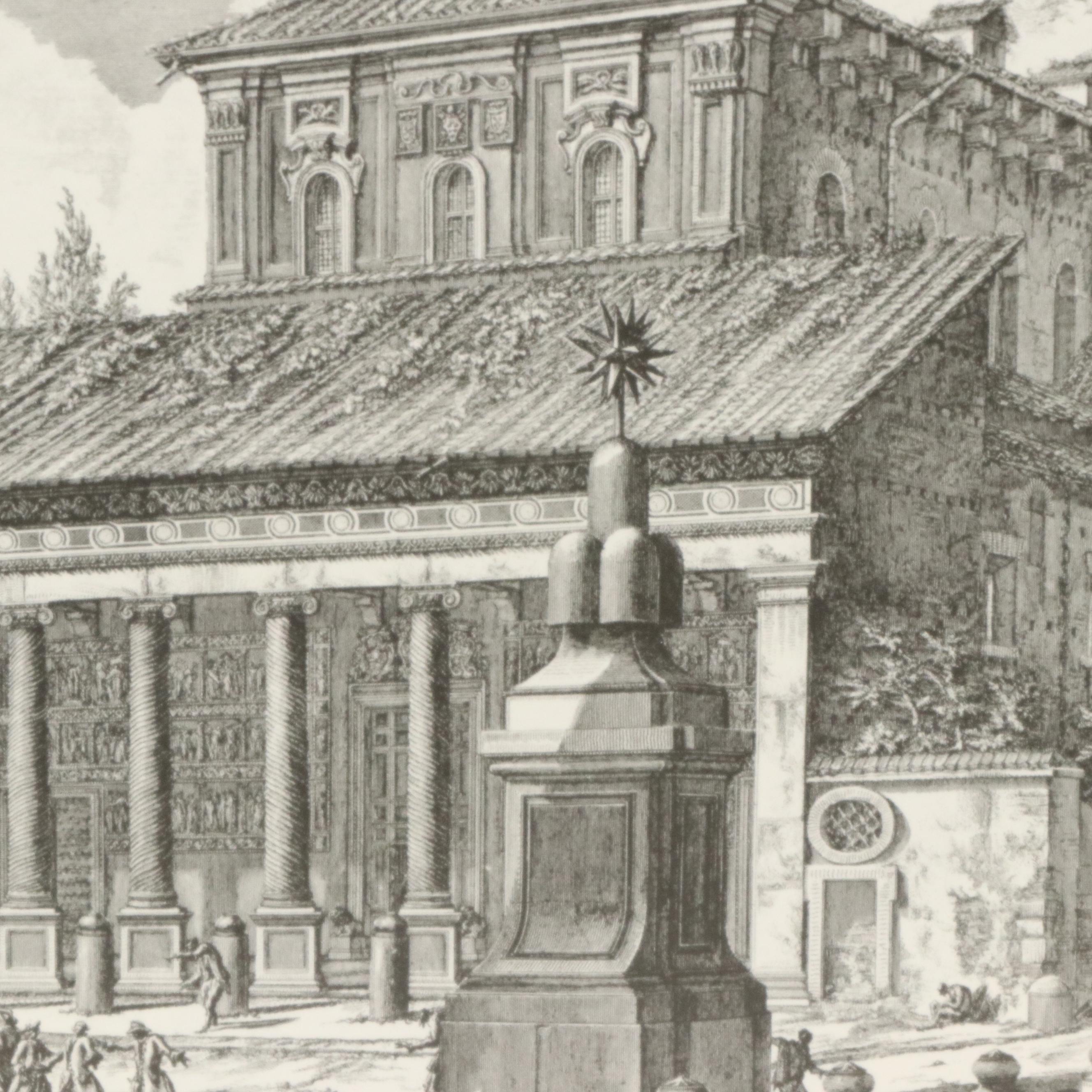 Engravings After Giovanni Piranesi of Italian Basilicas