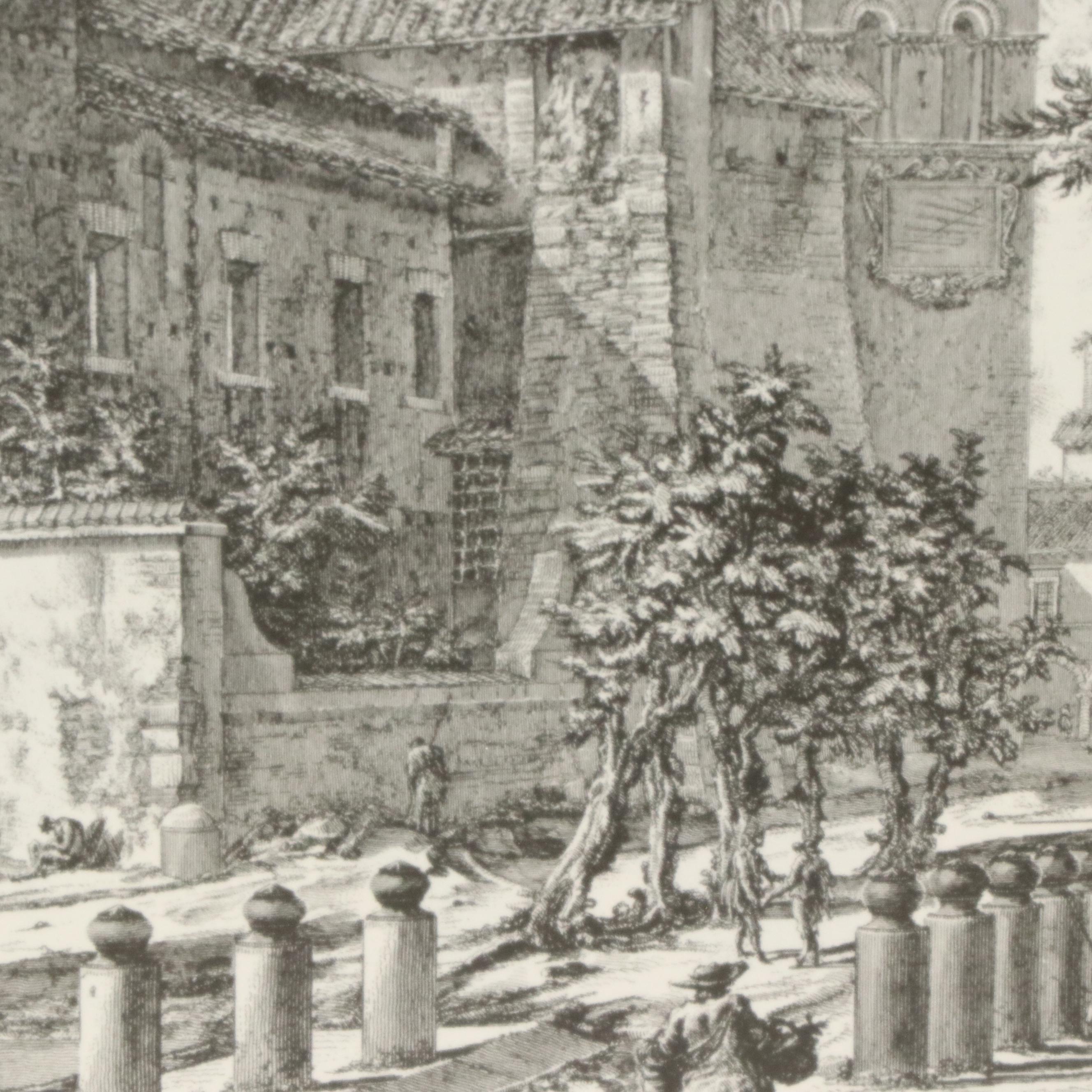 Engravings After Giovanni Piranesi of Italian Basilicas
