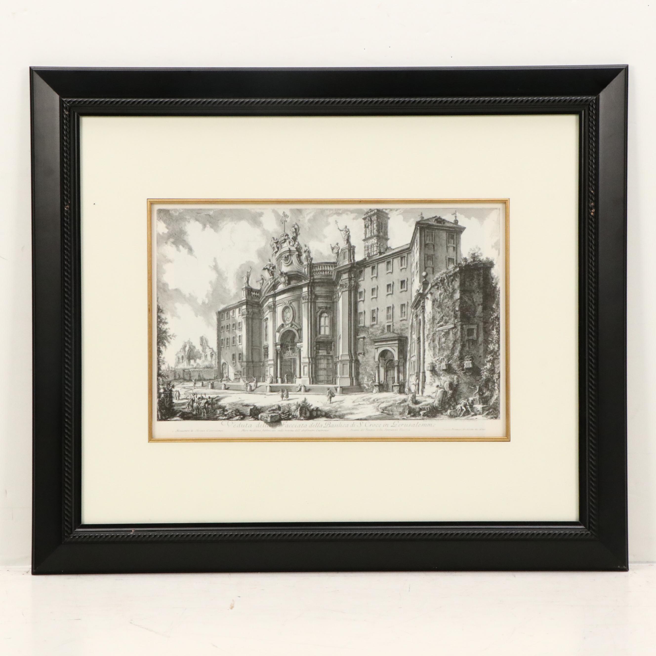 Engravings After Giovanni Piranesi of Italian Basilicas