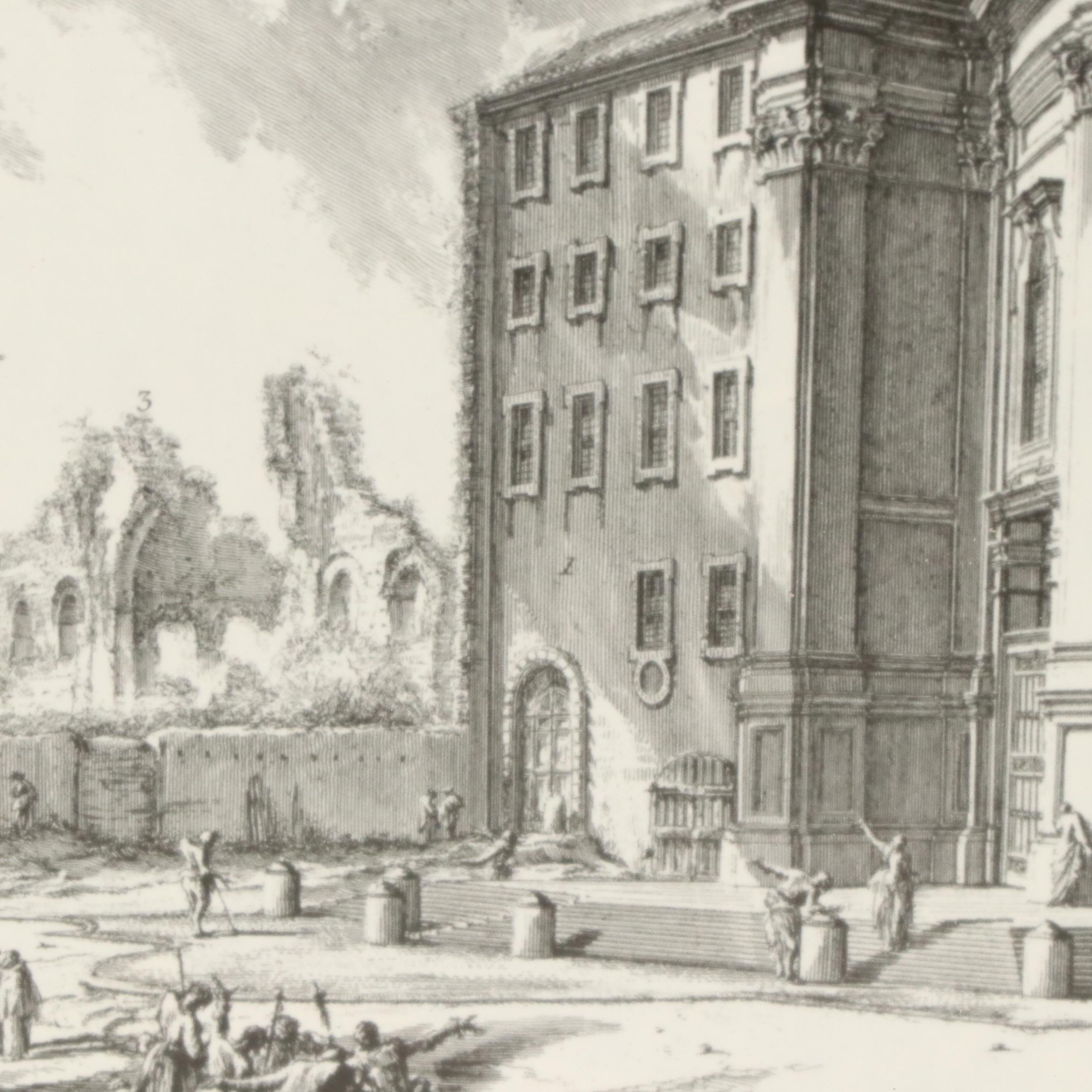 Engravings After Giovanni Piranesi of Italian Basilicas