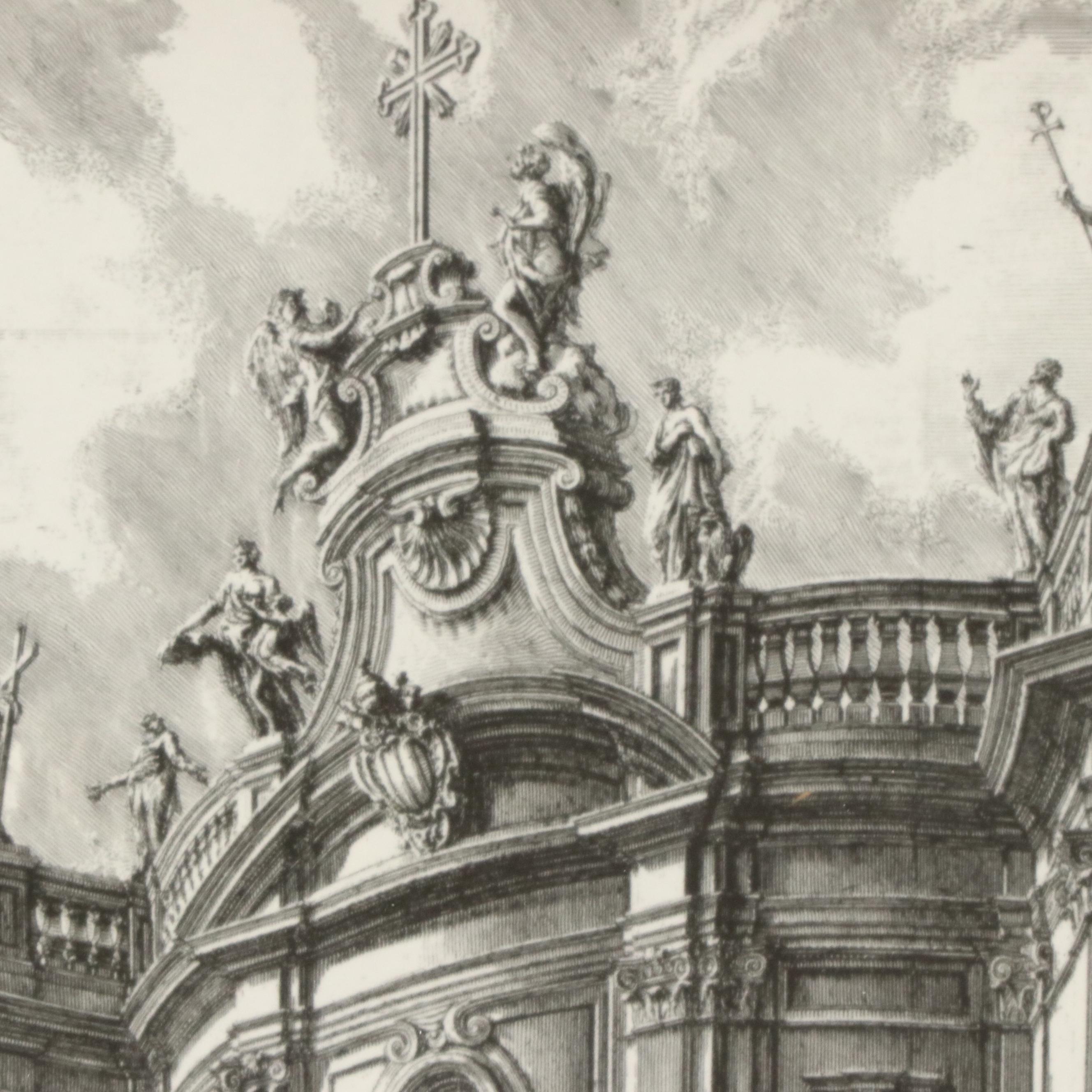 Engravings After Giovanni Piranesi of Italian Basilicas