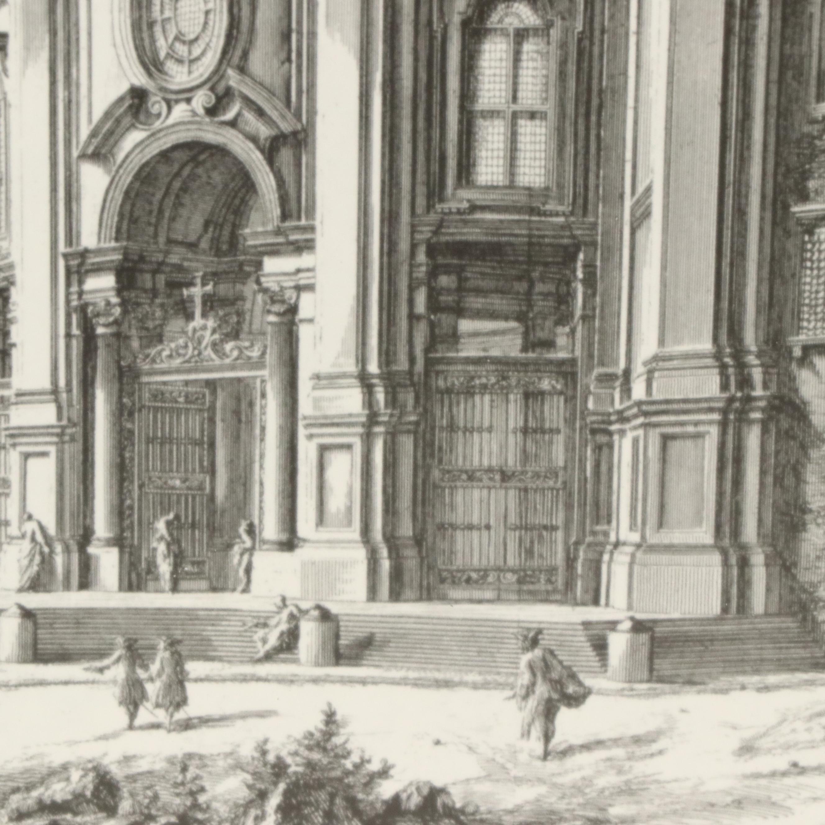 Engravings After Giovanni Piranesi of Italian Basilicas