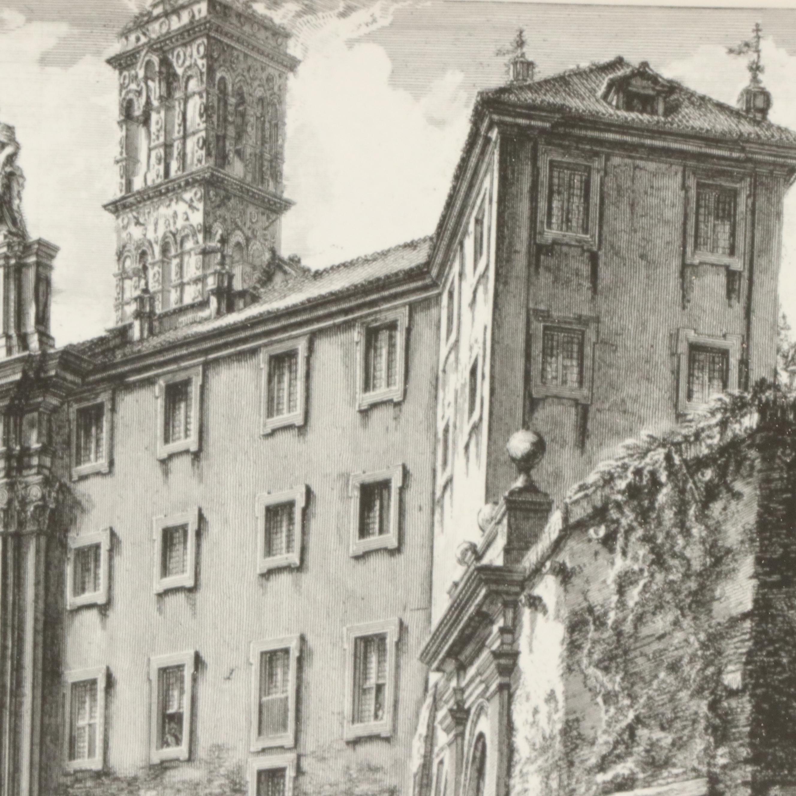 Engravings After Giovanni Piranesi of Italian Basilicas