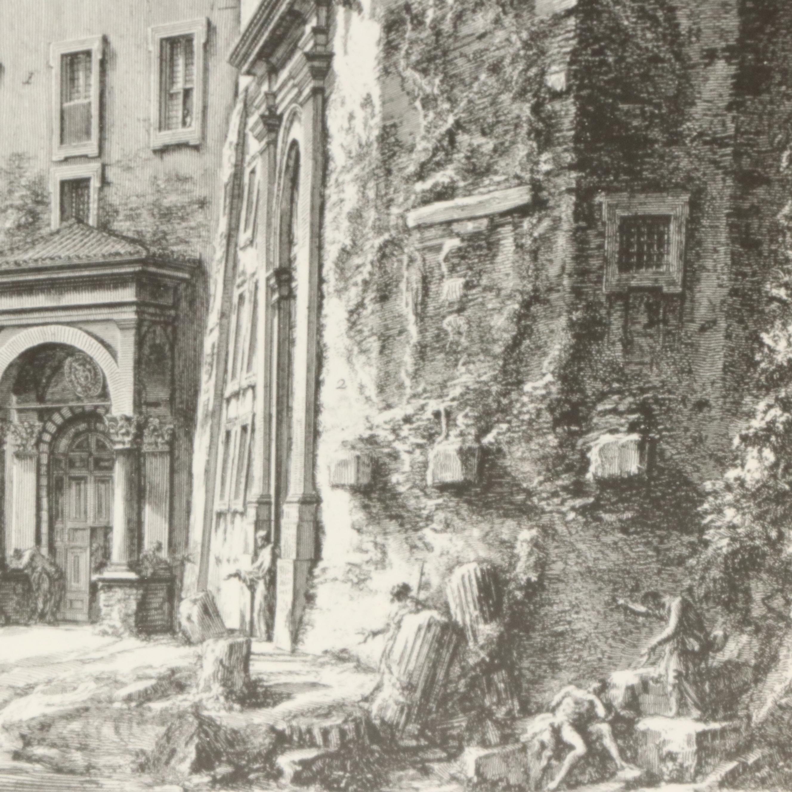 Engravings After Giovanni Piranesi of Italian Basilicas