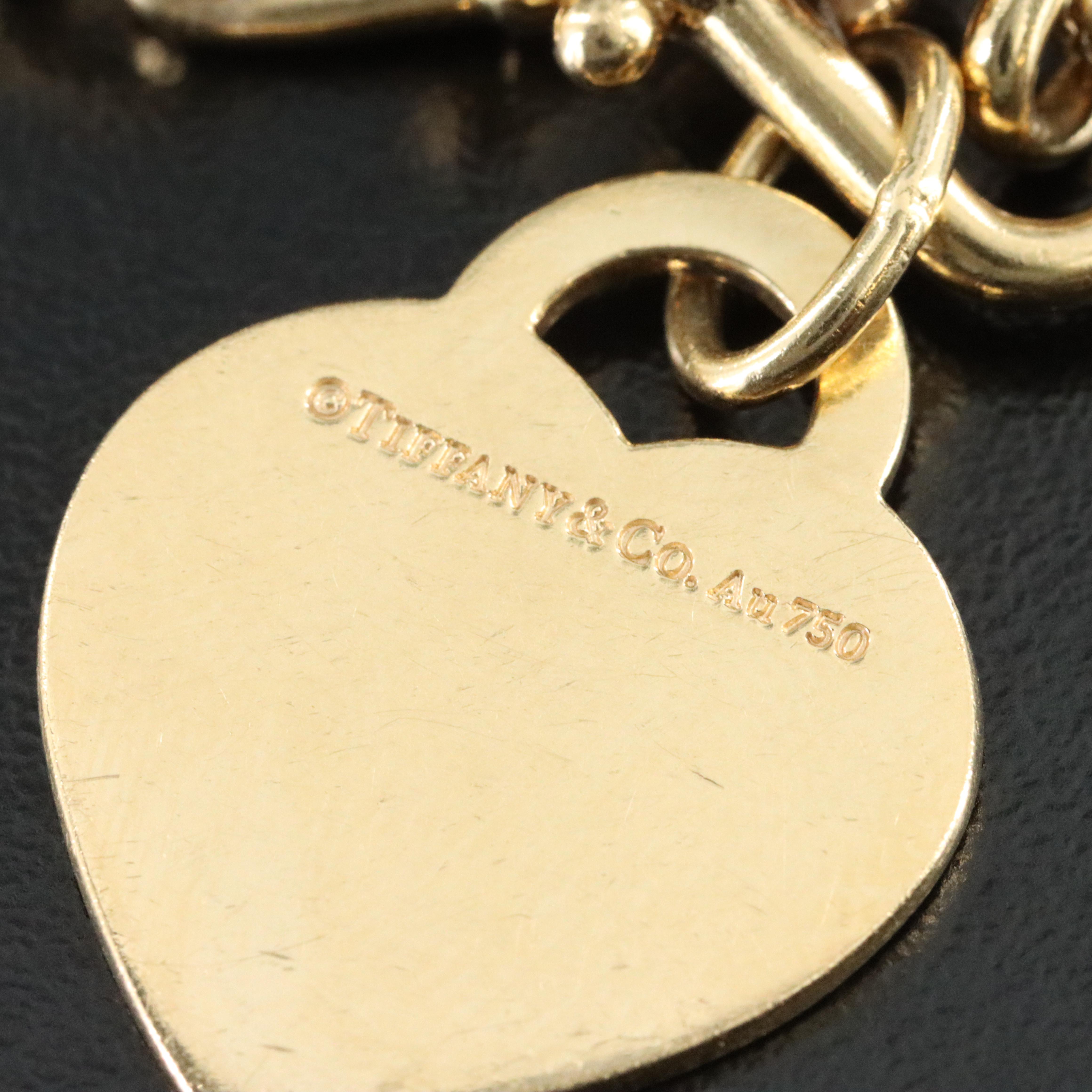 Tiffany & Co. HardWear 18K Bracelet with Return to Tiffany Heart Charm