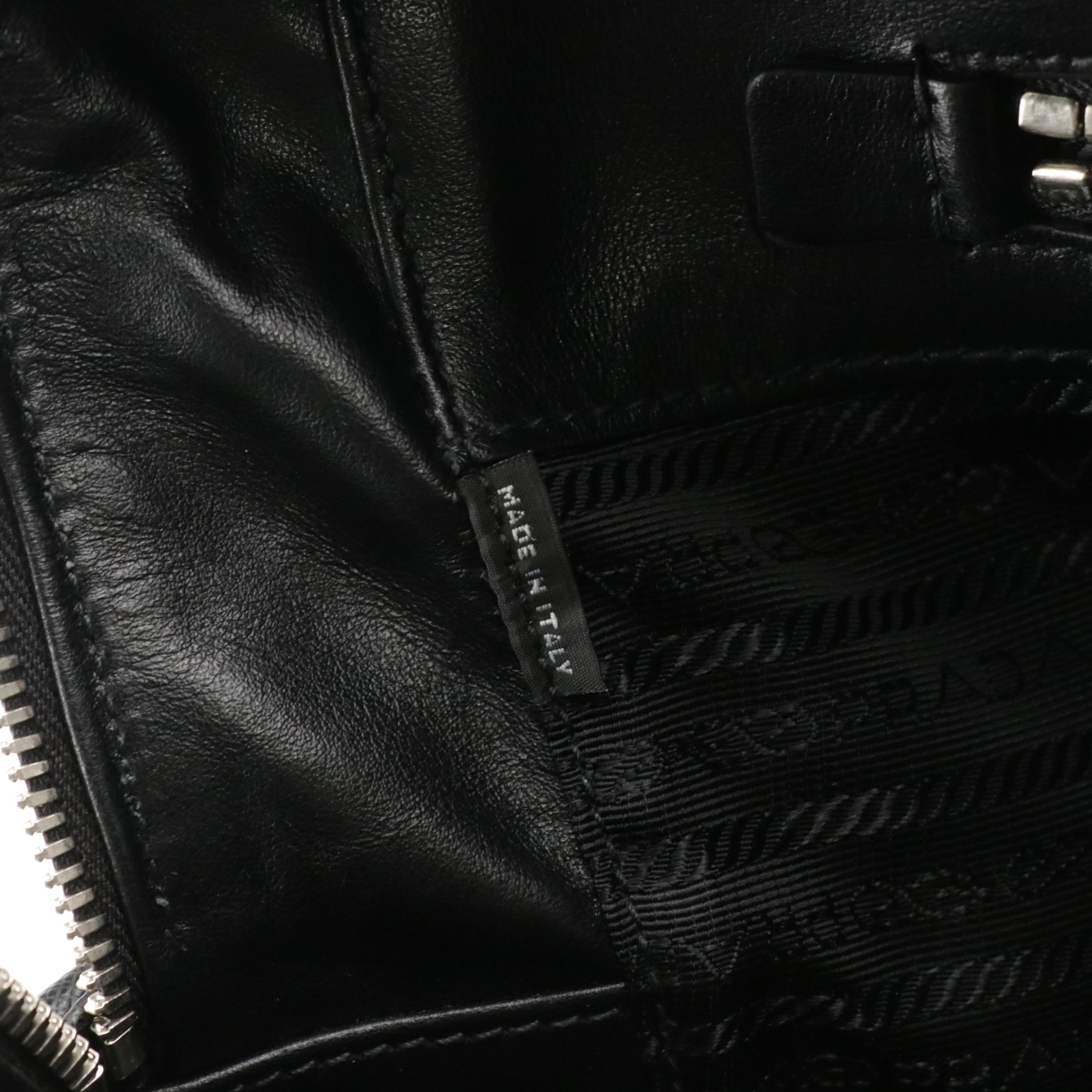 Prada Business Bag 2VE007 in Marine Print Saffiano Leather