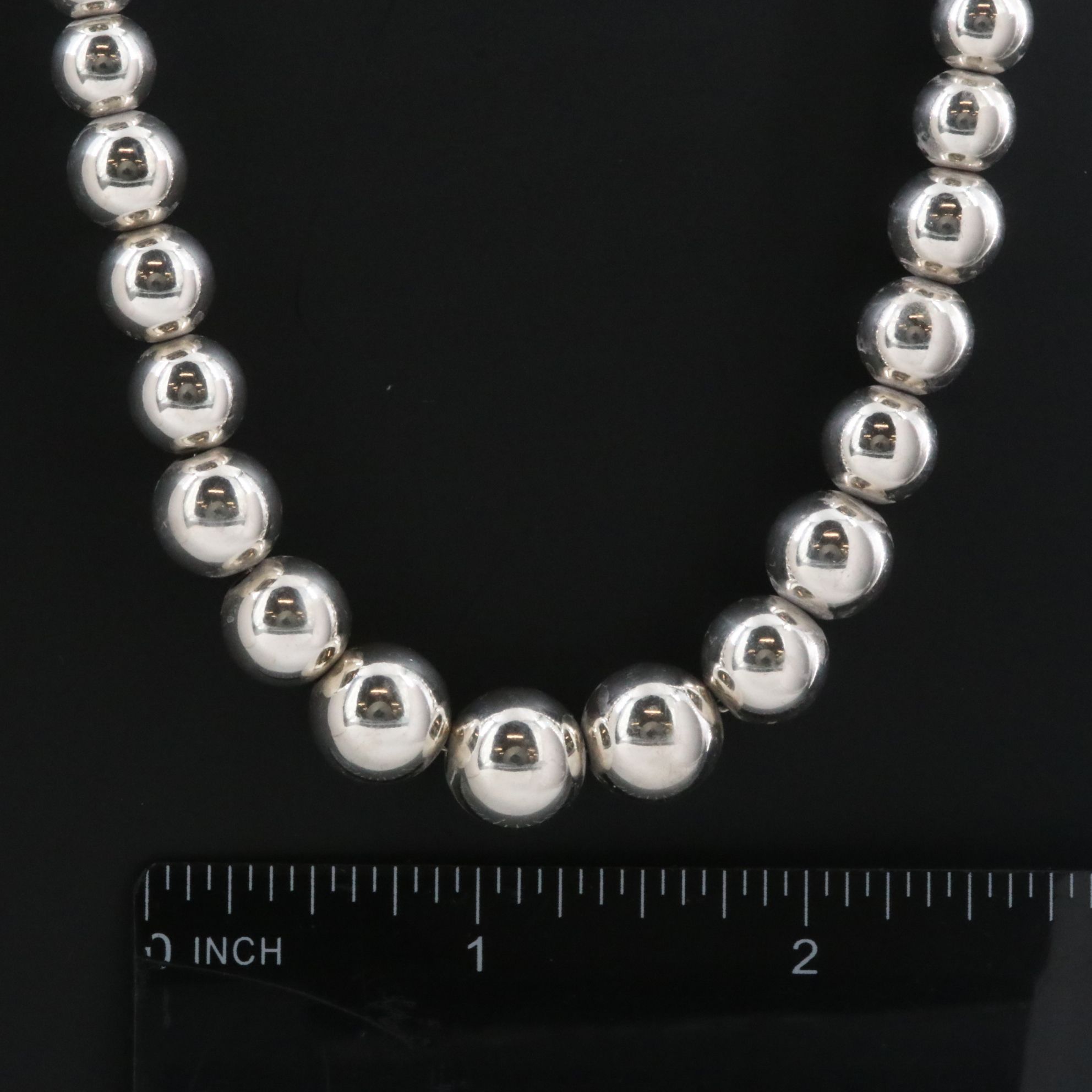 Tiffany & Co. HardWear Sterling Graduated Ball Necklace
