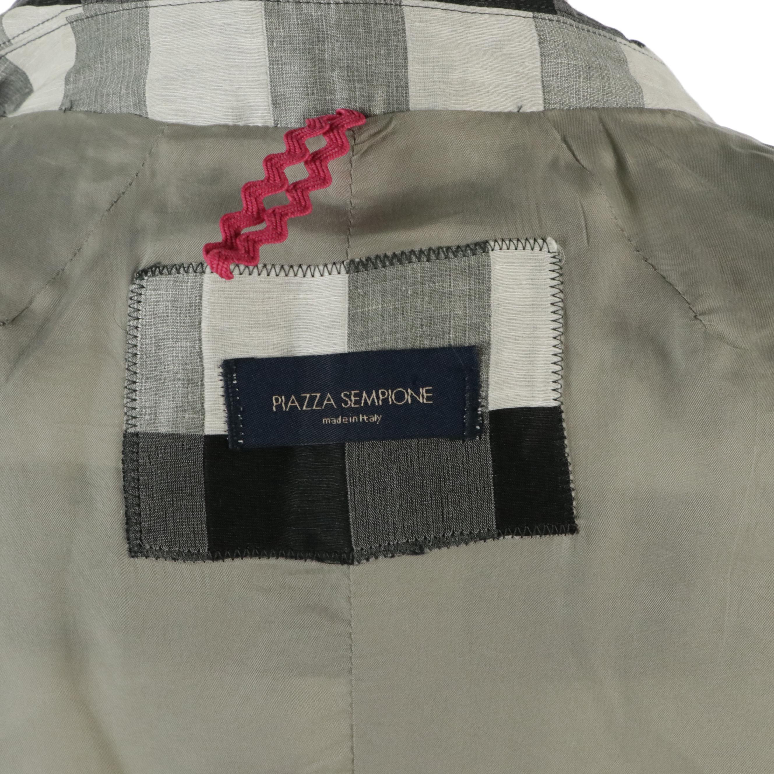 Piazza Sempione Linen and Silk Blend Snap Front Top and Veronica Beard Jacket