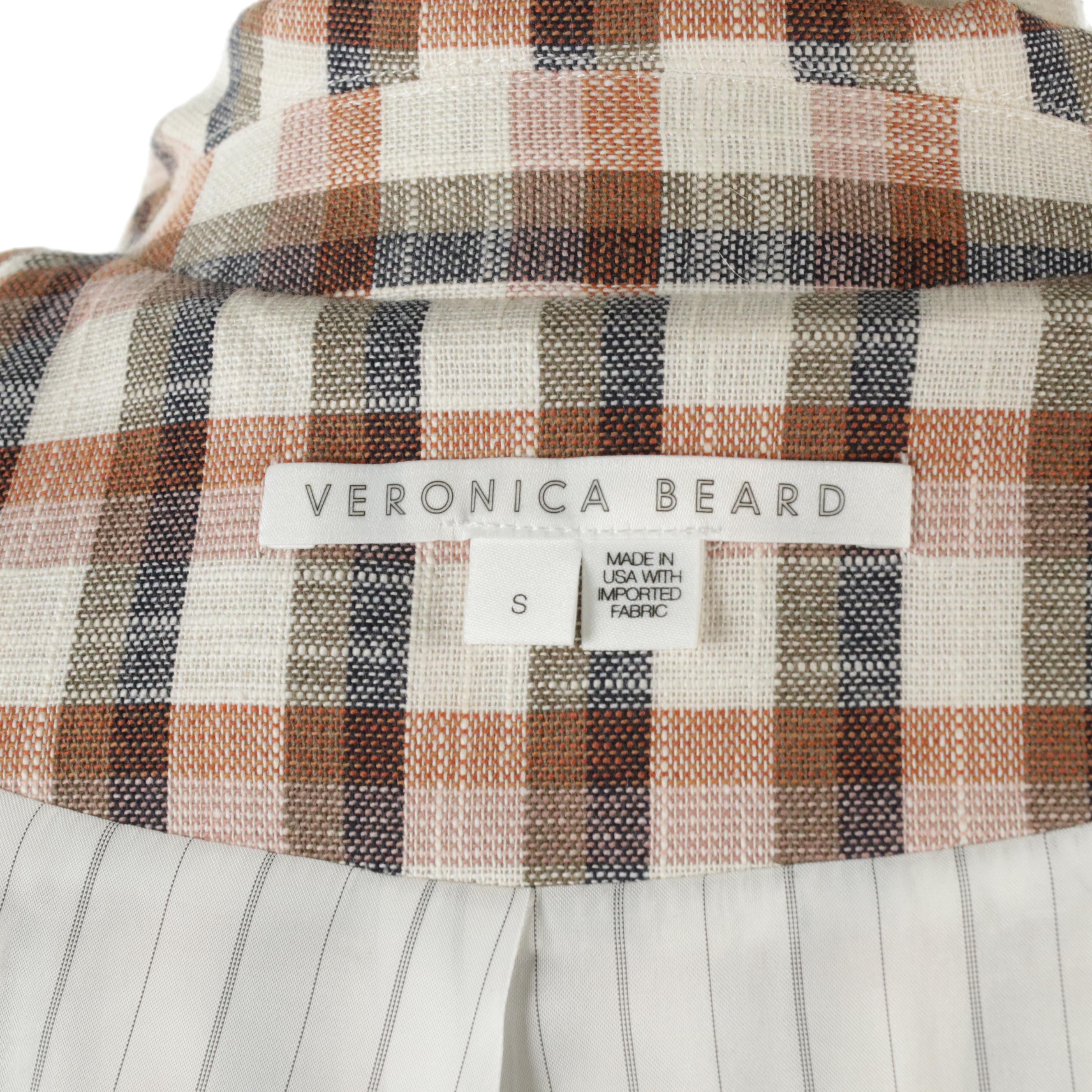 Piazza Sempione Linen and Silk Blend Snap Front Top and Veronica Beard Jacket