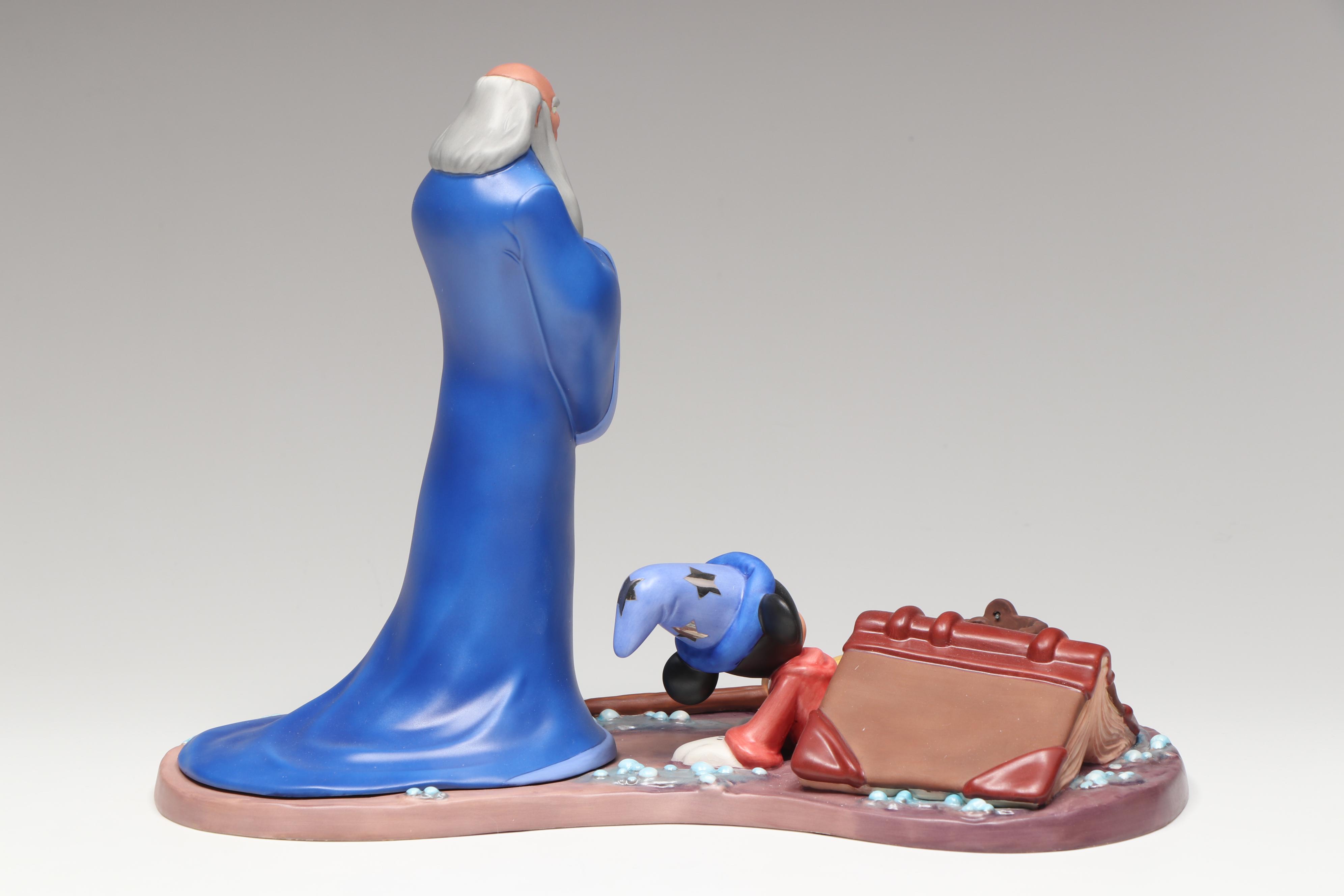 Disney Fantasia 2000 "Oops..." and "Fantasyland Base" Limited Edition Figurines