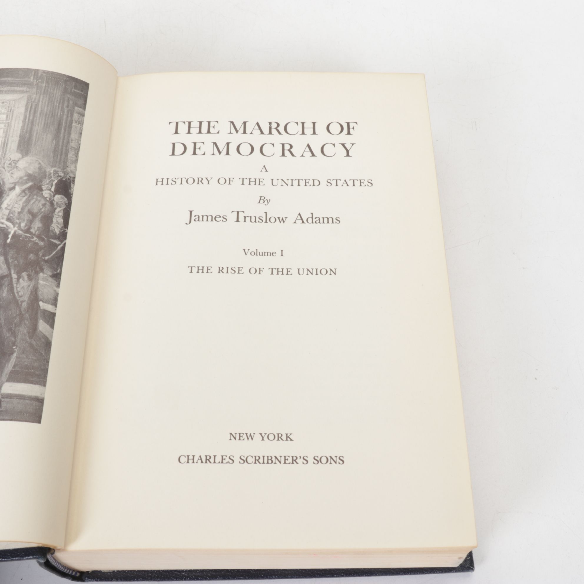 "The March of Democracy" Seven-Volume Set by James Truslow Adams