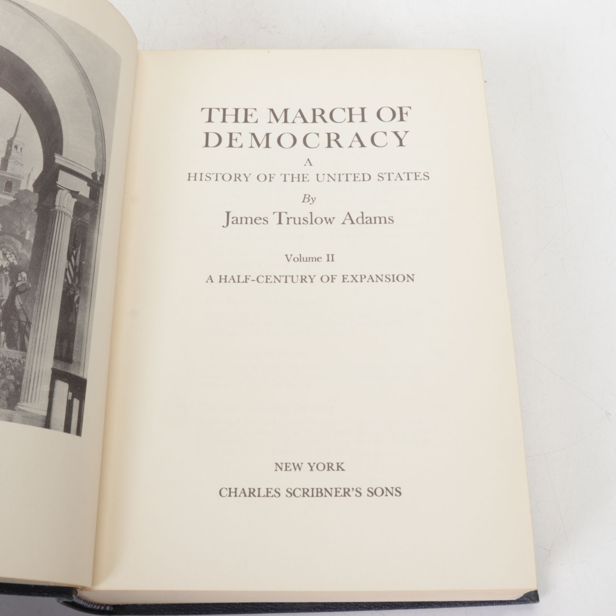 "The March of Democracy" Seven-Volume Set by James Truslow Adams
