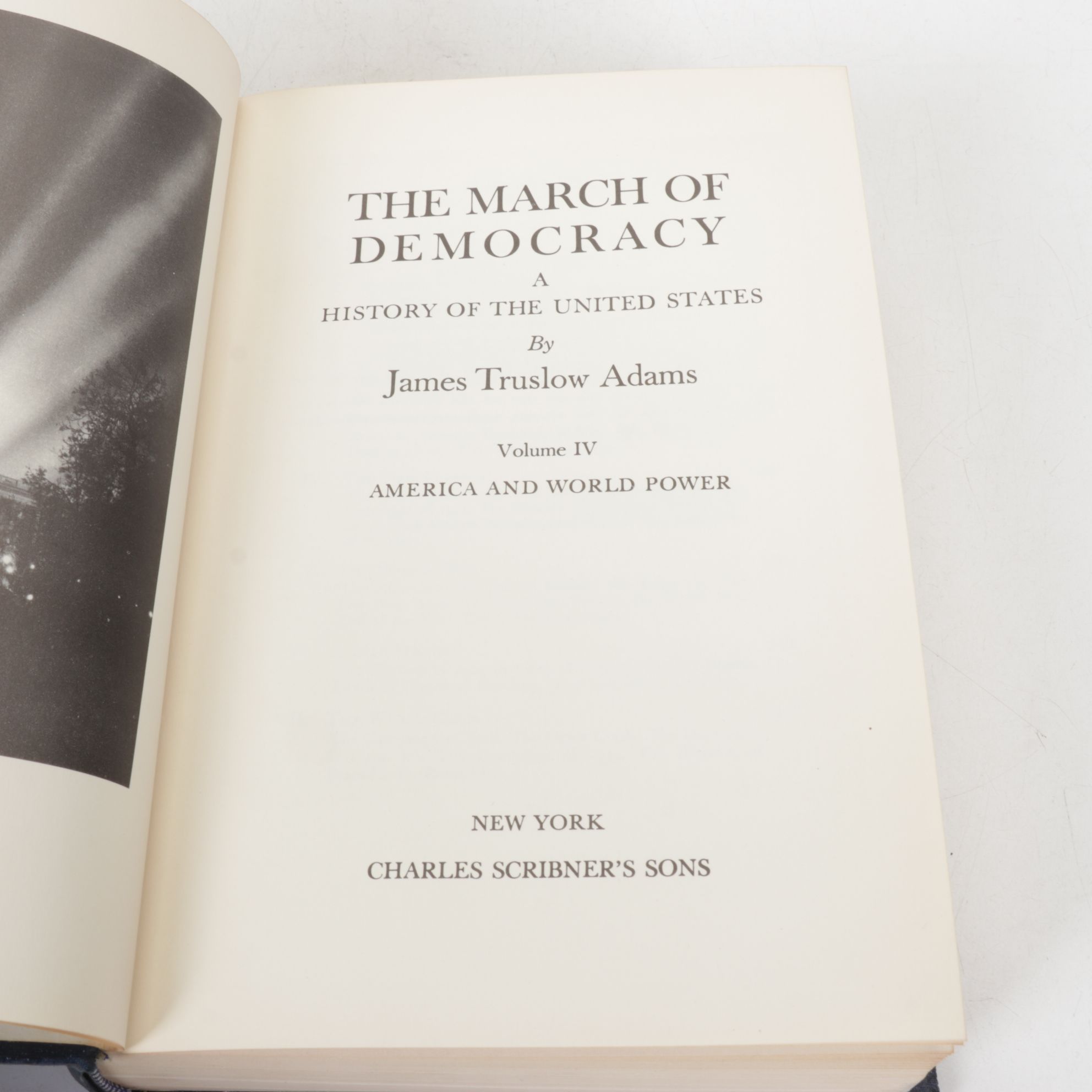 "The March of Democracy" Seven-Volume Set by James Truslow Adams