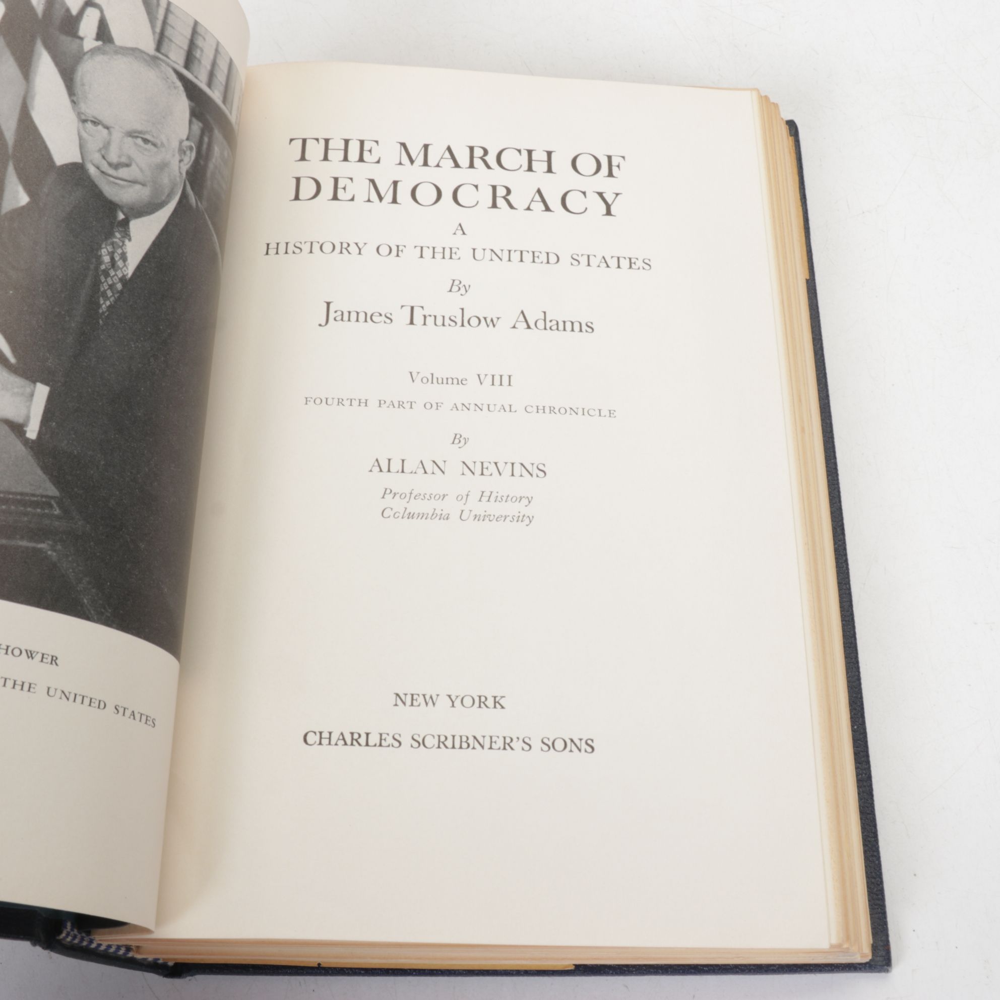 "The March of Democracy" Seven-Volume Set by James Truslow Adams