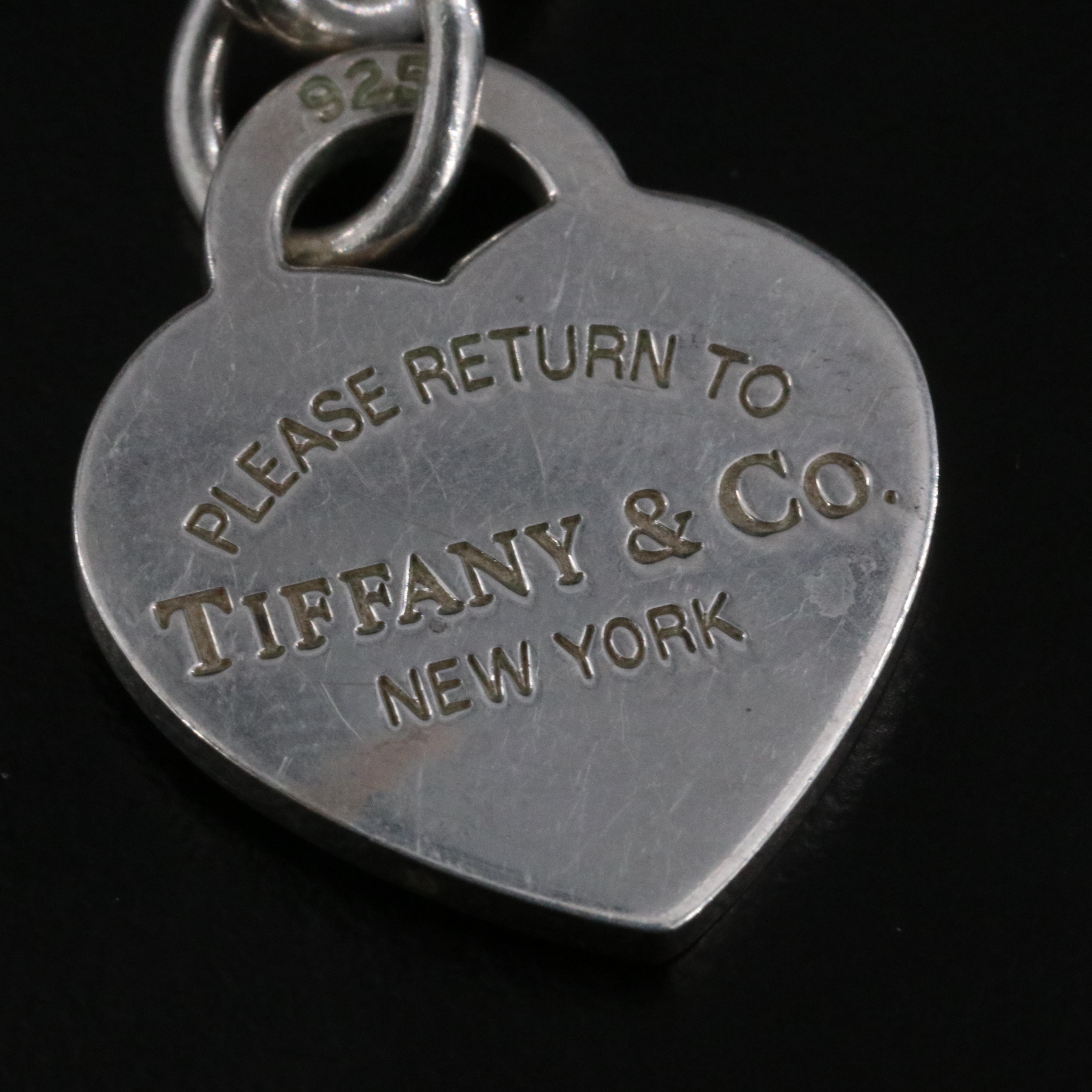 Tiffany & Co. Return to Tiffany Sterling Heart Tag Toggle Necklace
