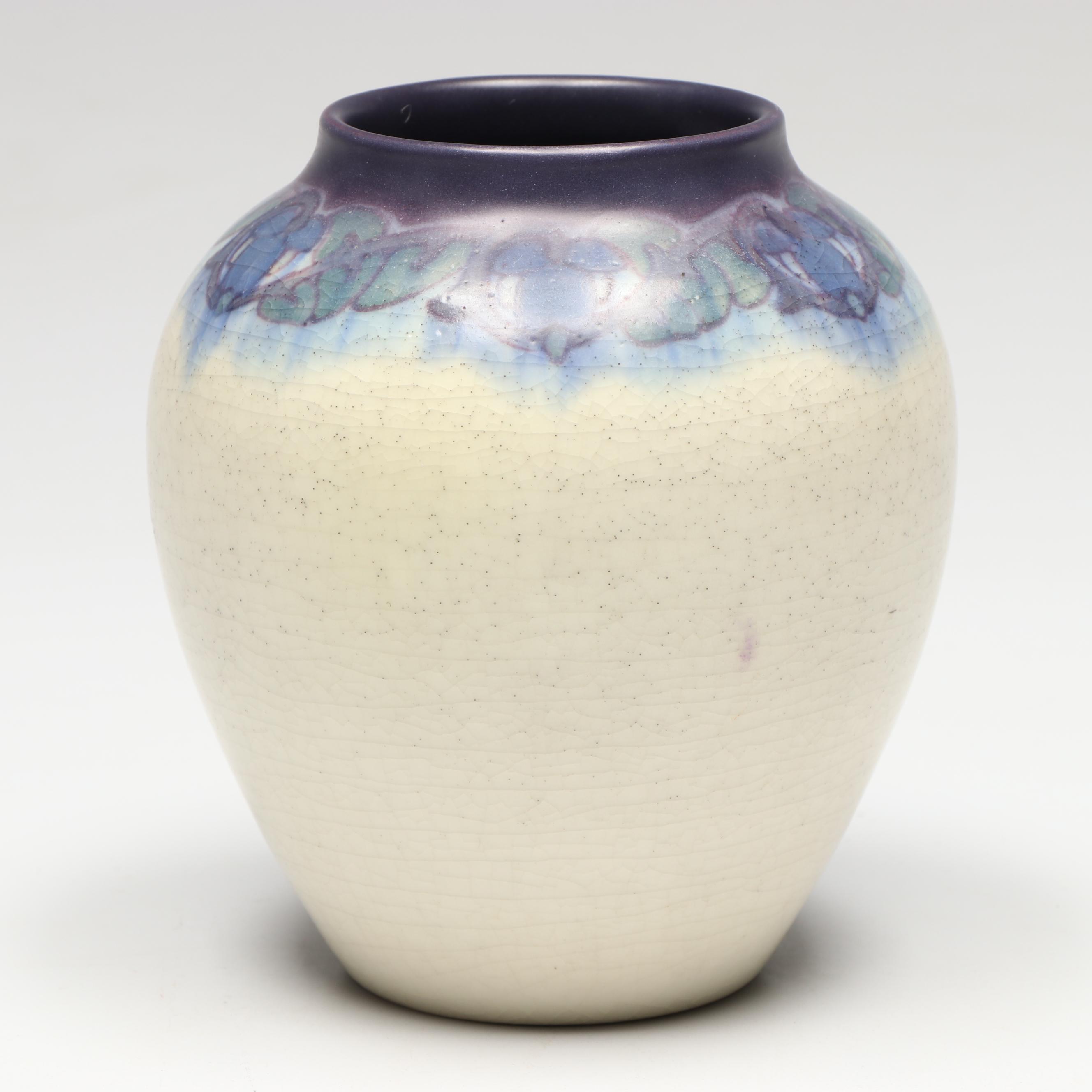 Lorinda Epply for Rookwood Pottery Vellum Glaze Ceramic Vase, 1916