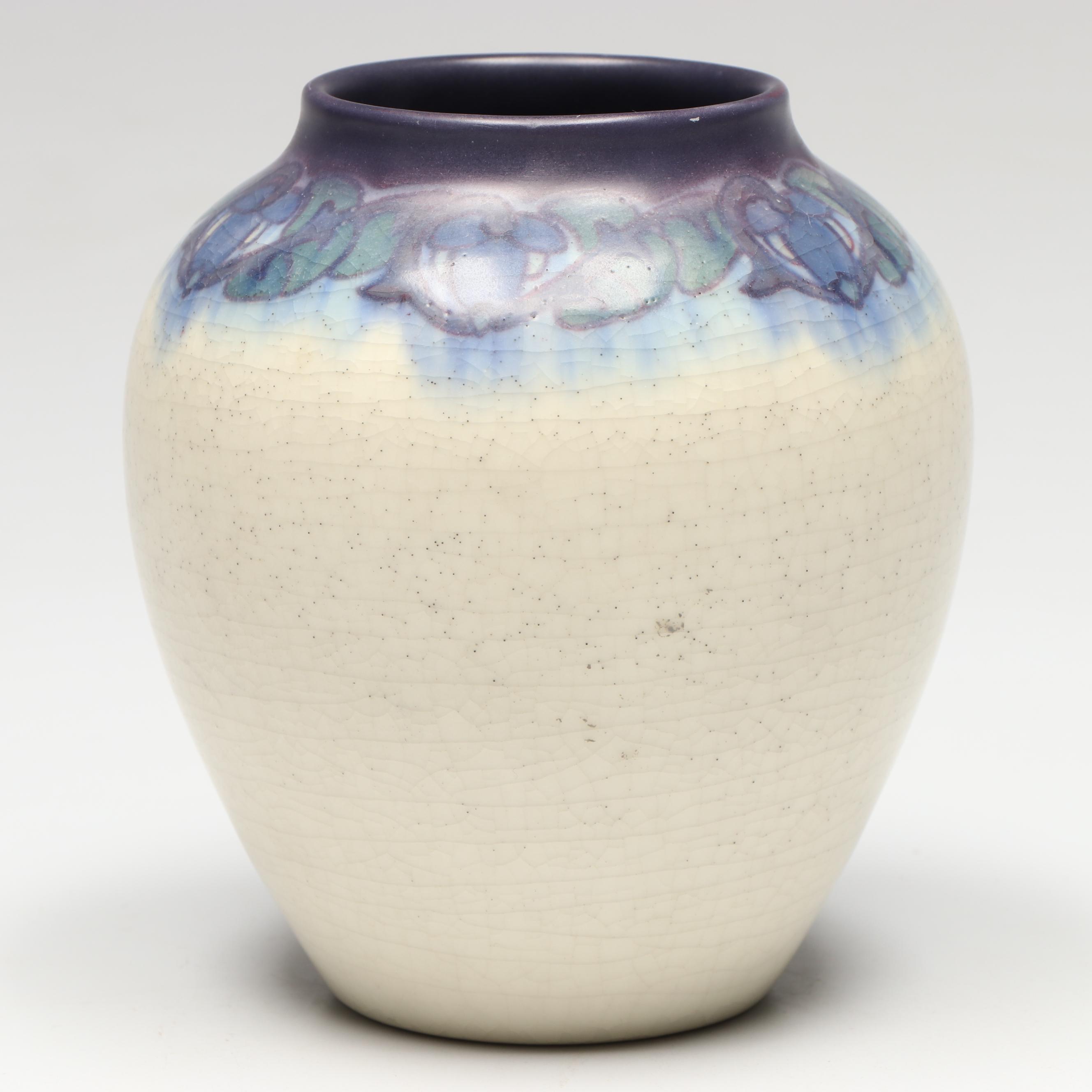 Lorinda Epply for Rookwood Pottery Vellum Glaze Ceramic Vase, 1916