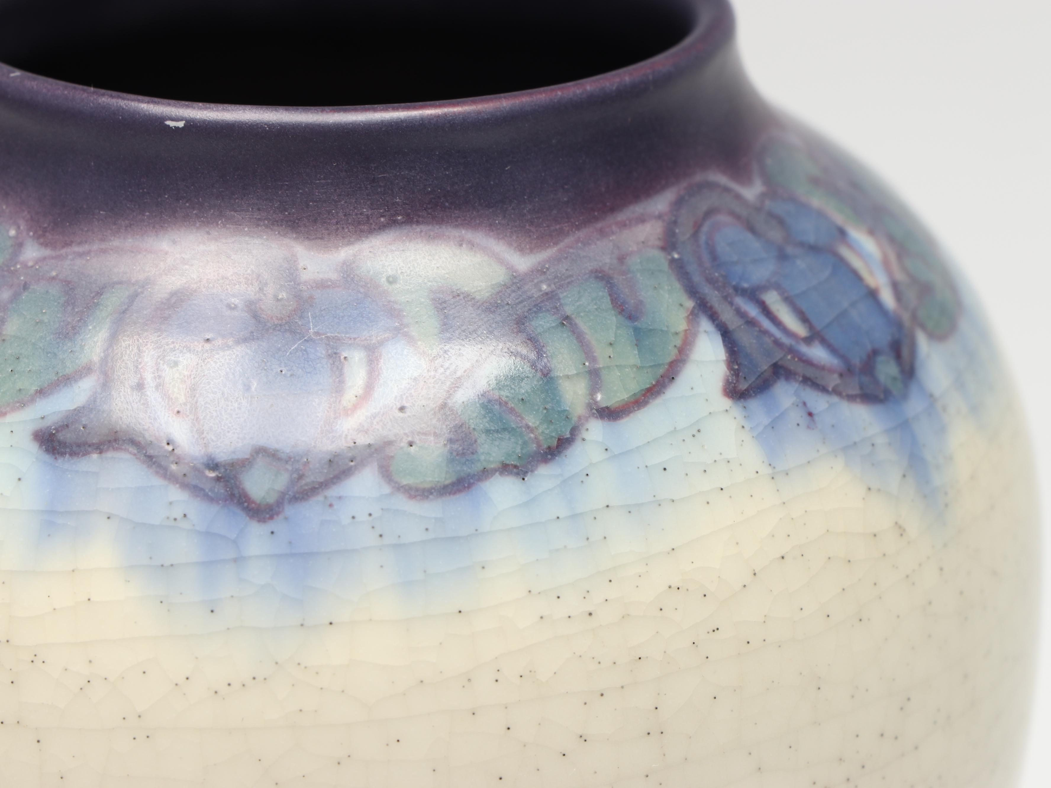 Lorinda Epply for Rookwood Pottery Vellum Glaze Ceramic Vase, 1916