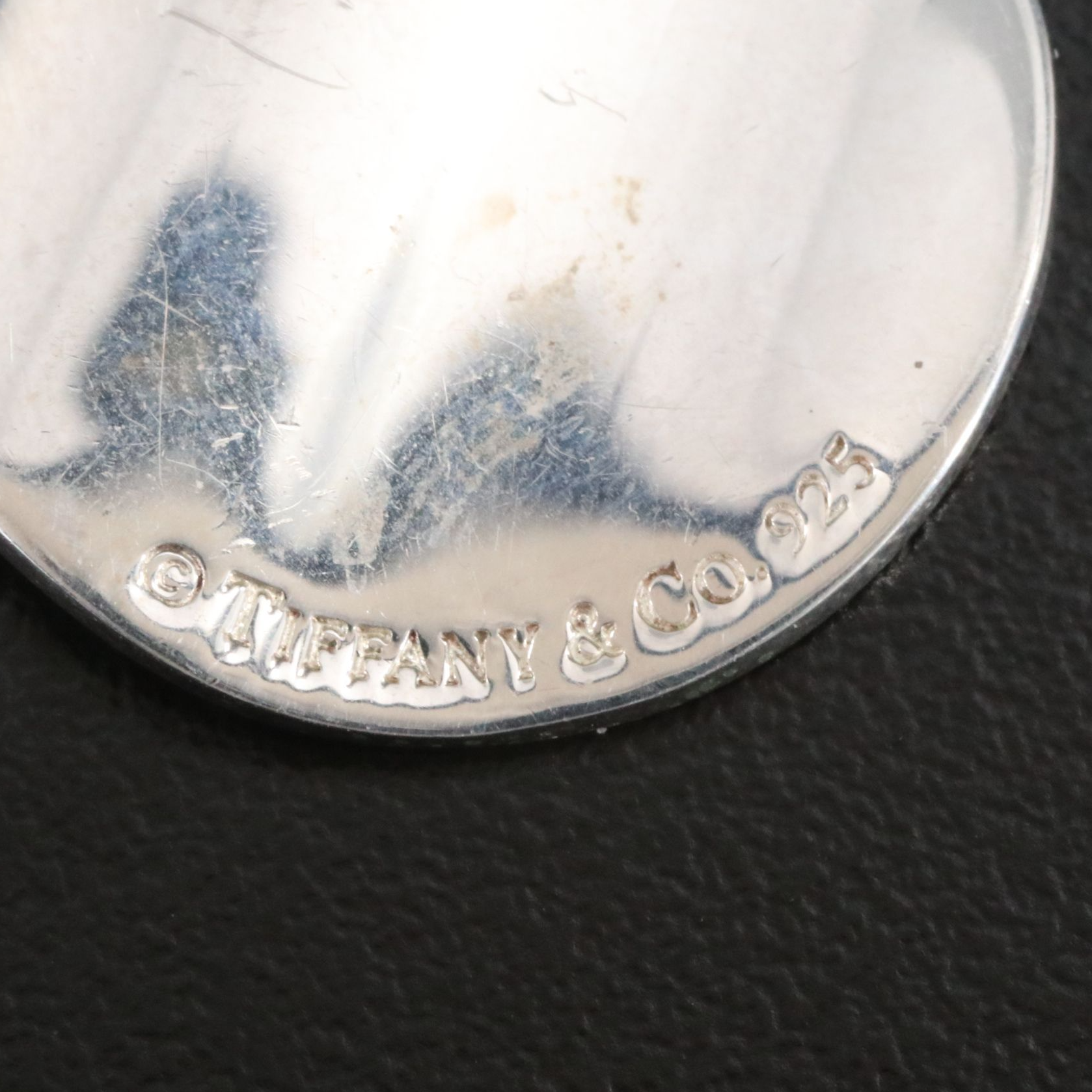 Tiffany & Co. "Notes" Sterling Round Disc Earrings