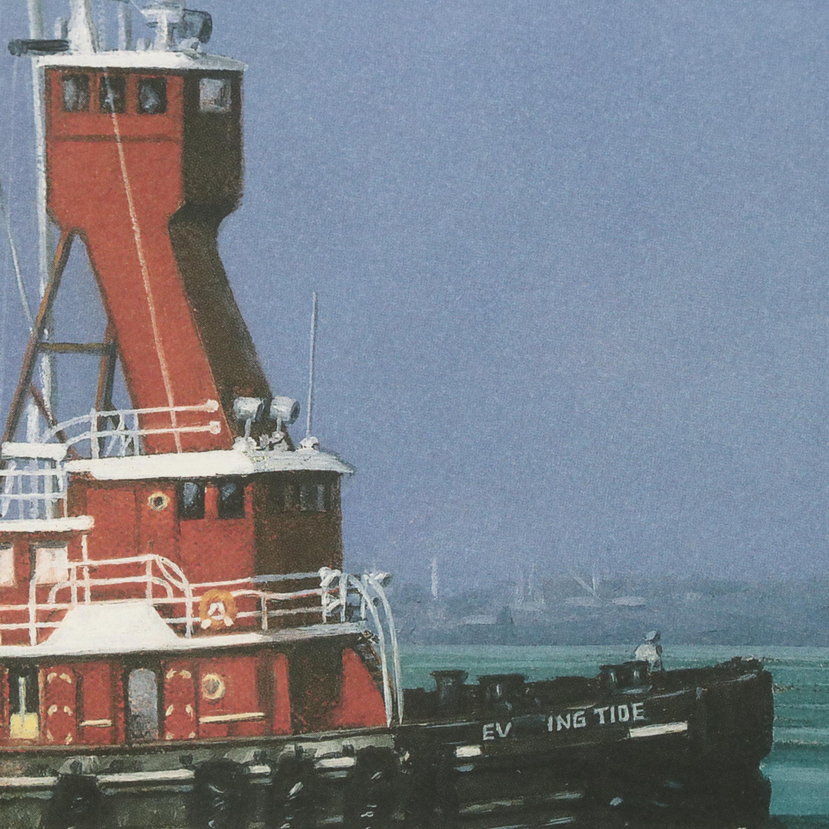 Robert C. Semler Offset Lithograph With Graphite Remarque "Anticipation," 1996