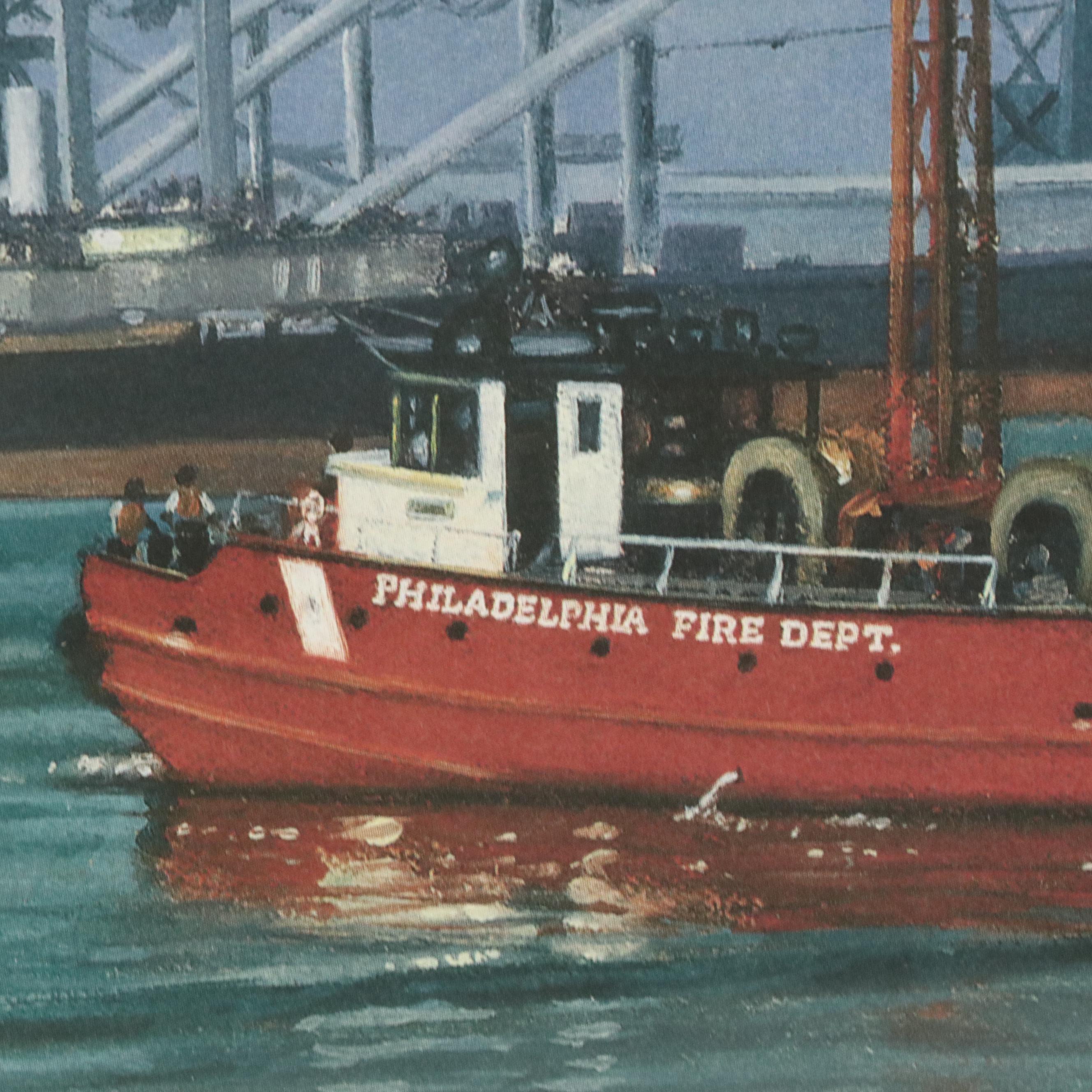 Robert C. Semler Offset Lithograph With Graphite Remarque "Anticipation," 1996