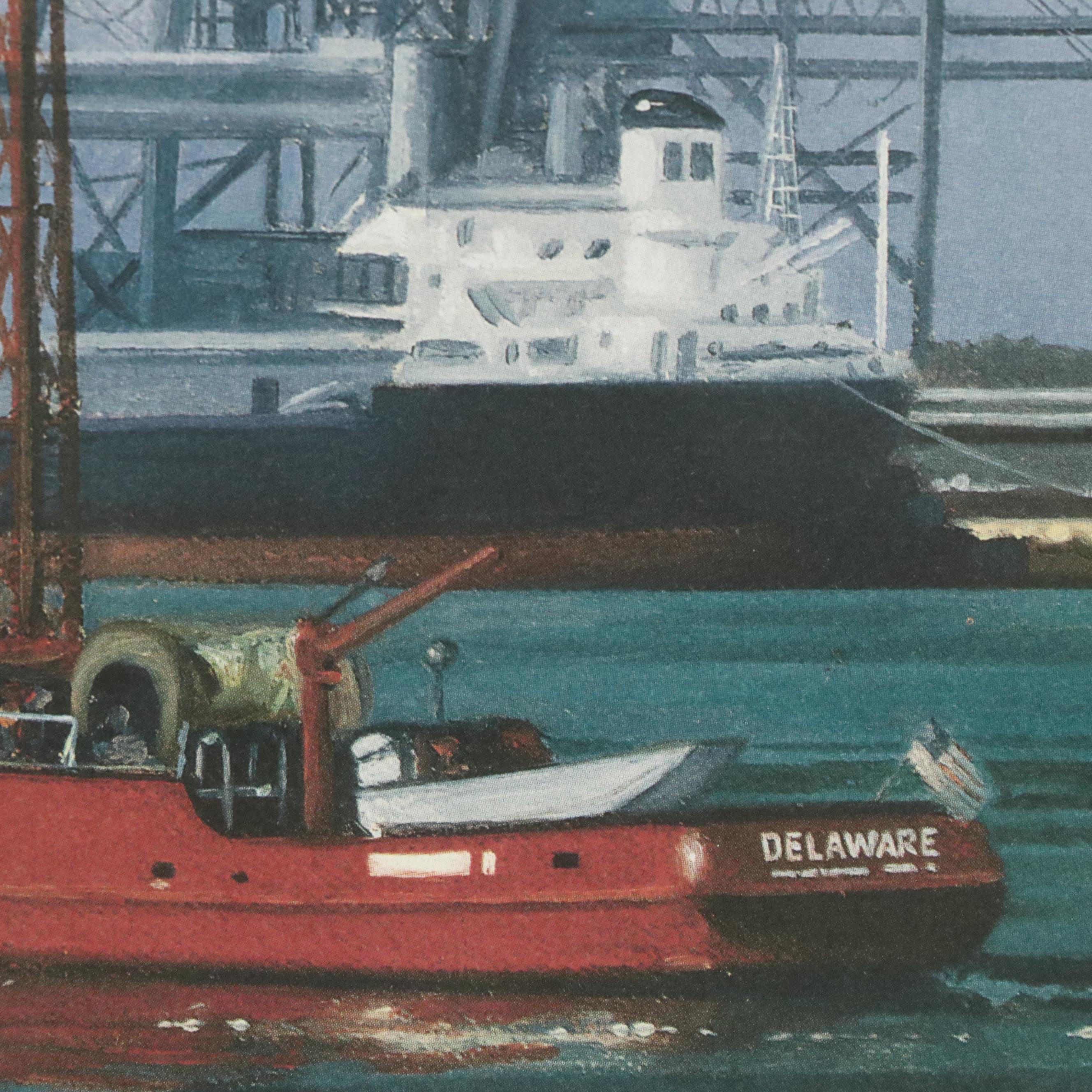 Robert C. Semler Offset Lithograph With Graphite Remarque "Anticipation," 1996