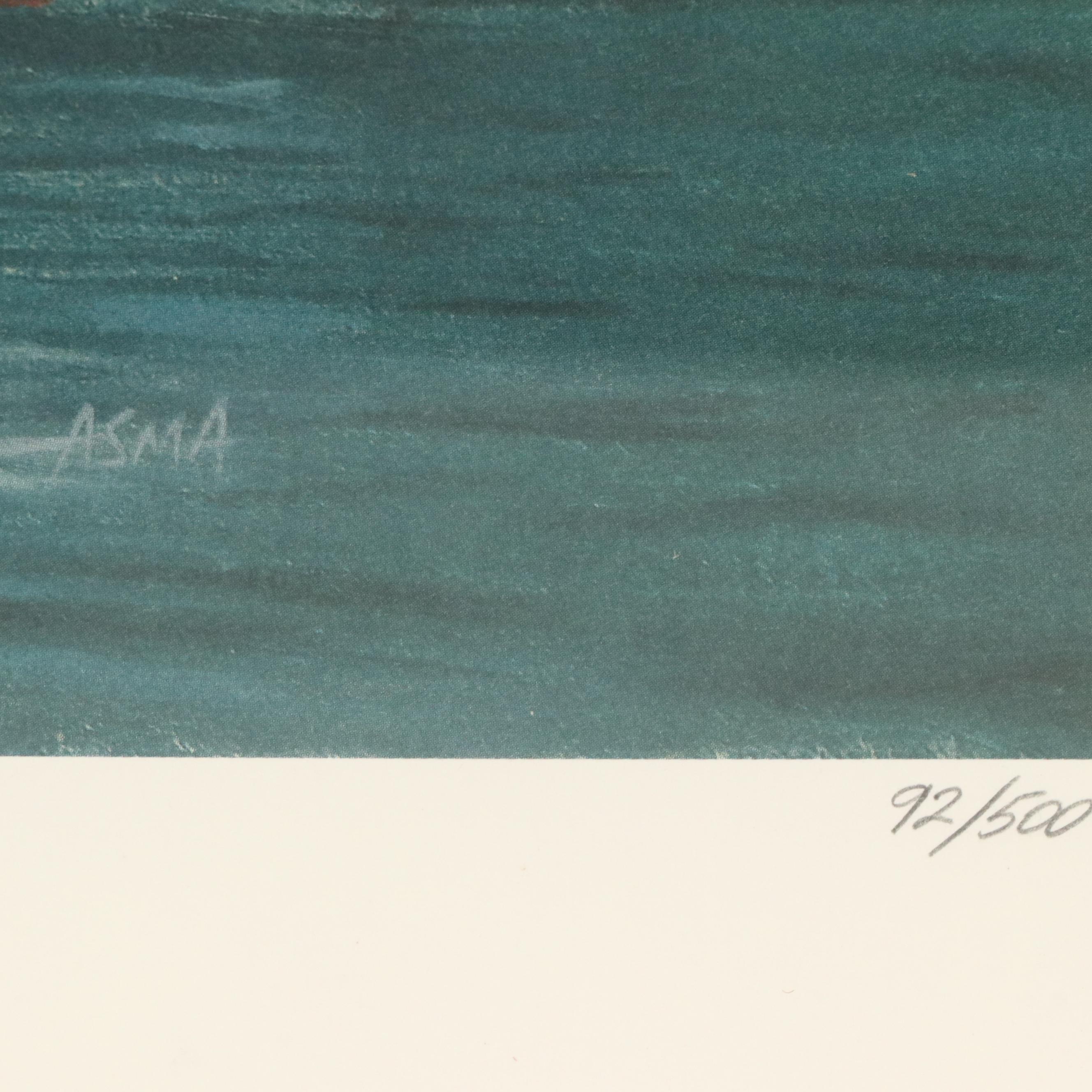 Robert C. Semler Offset Lithograph With Graphite Remarque "Anticipation," 1996